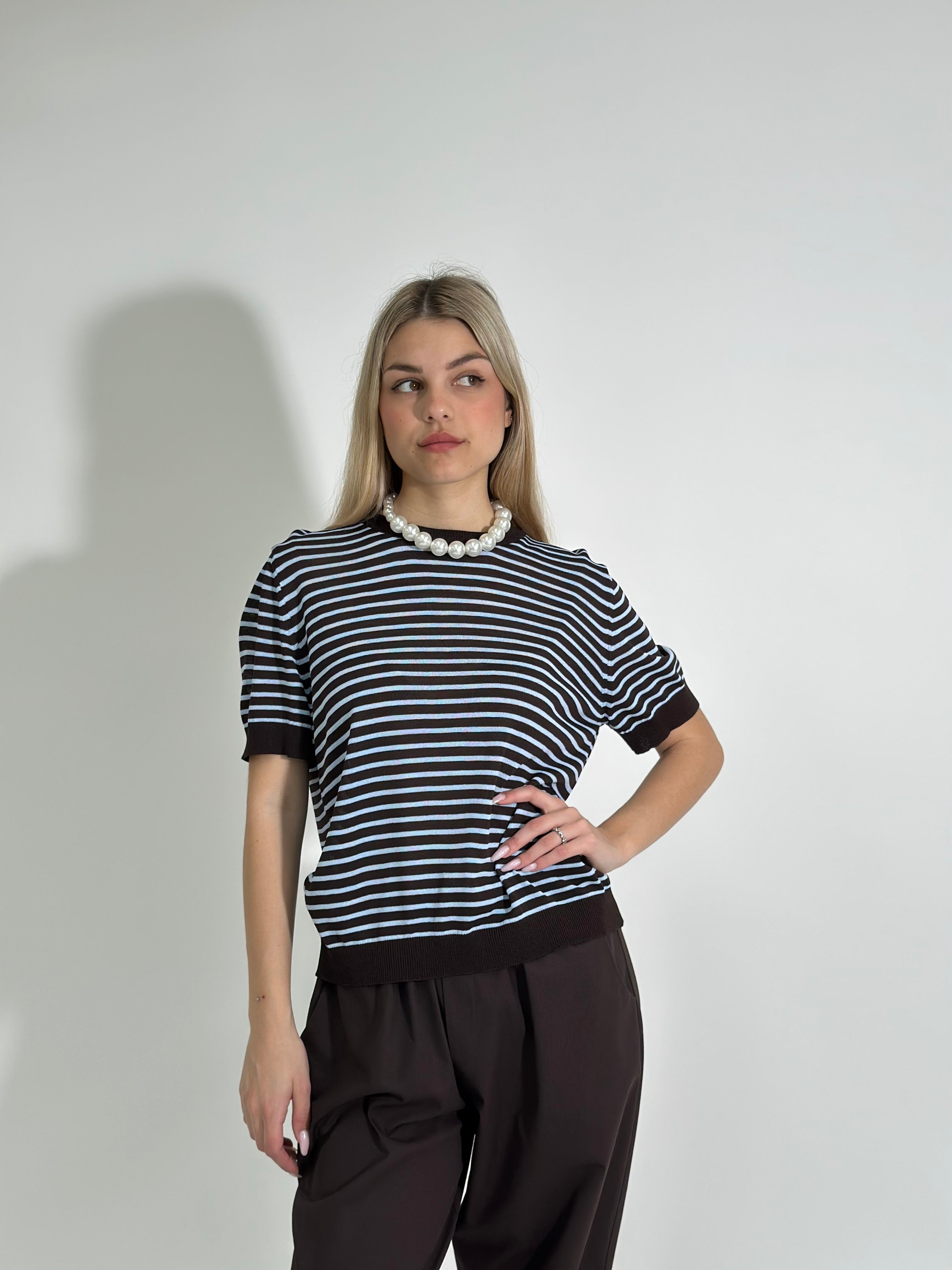 Maglia righe 10079 CAFFE'