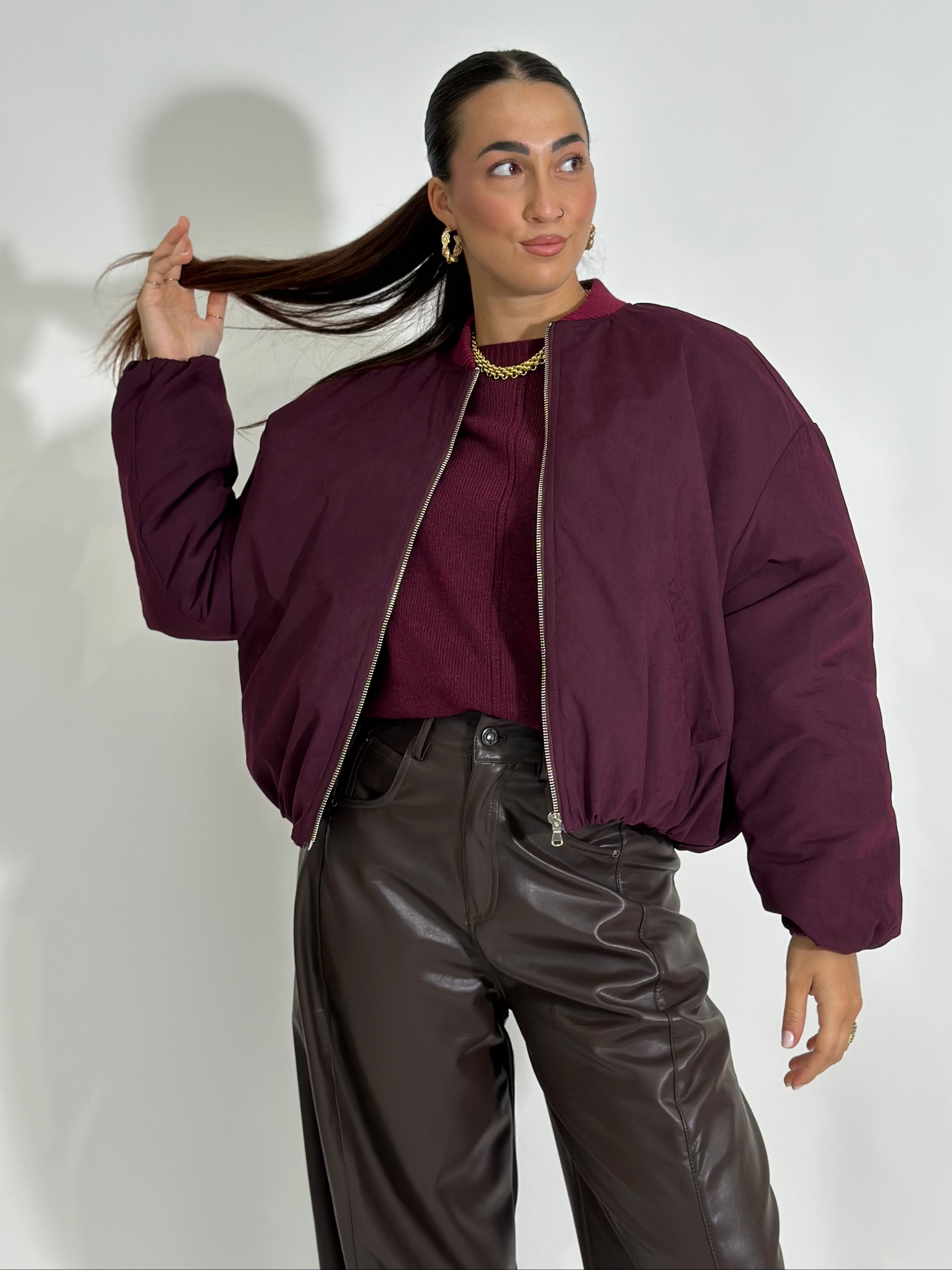Bomber L9402 BURGUNDY