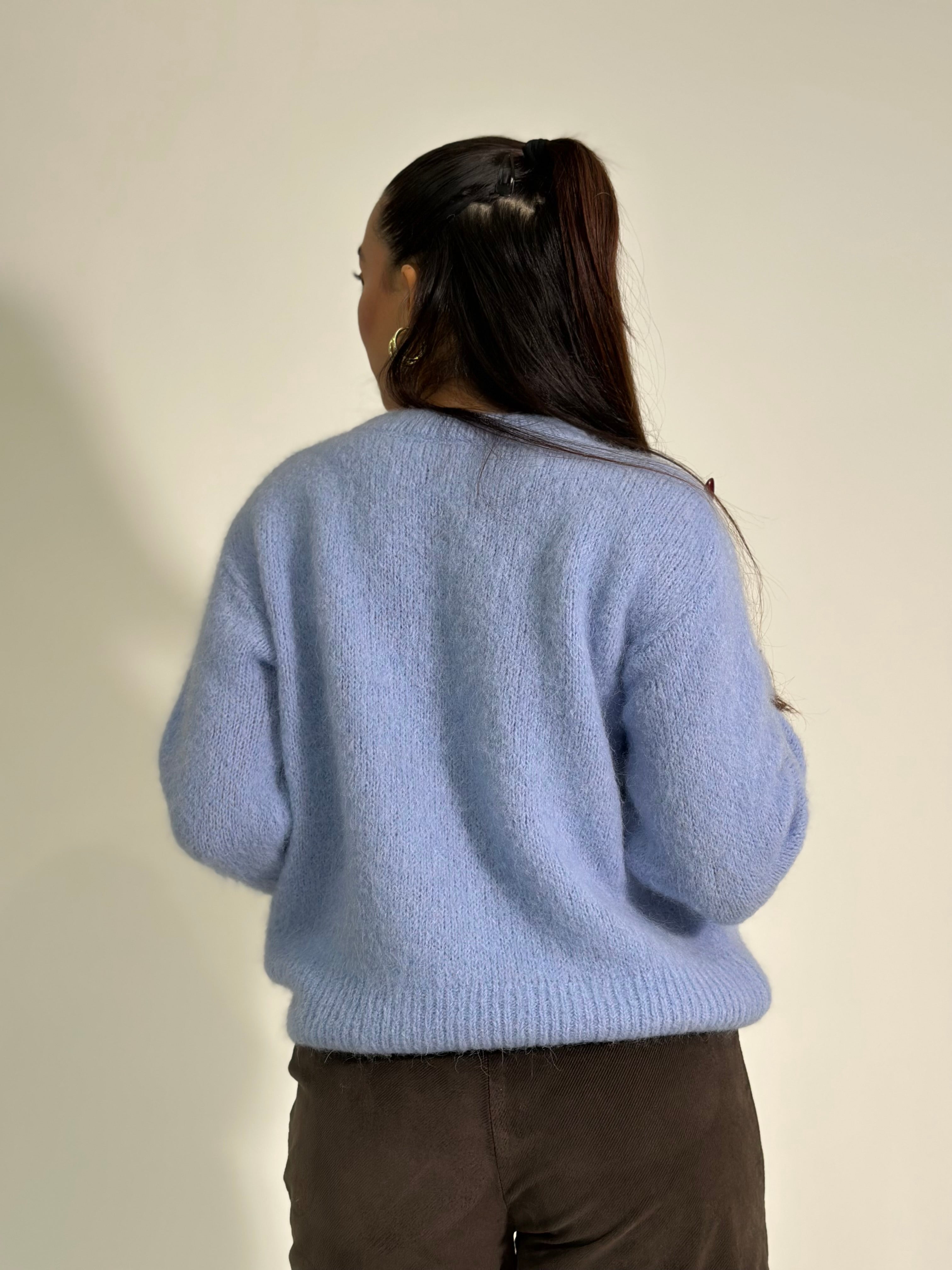 Maglia alpaca 25121 AZZURRO