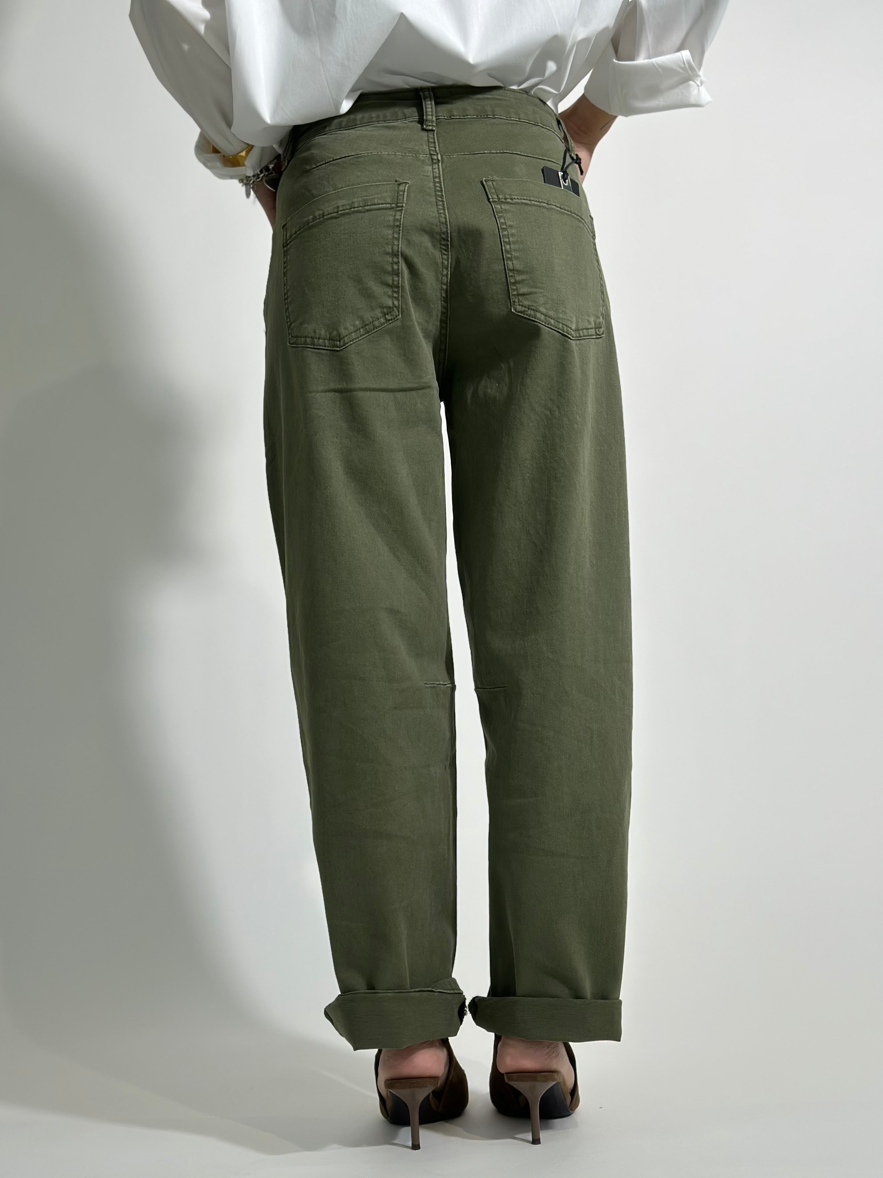 Jeans baloon SLIM 8059-2 VERDE