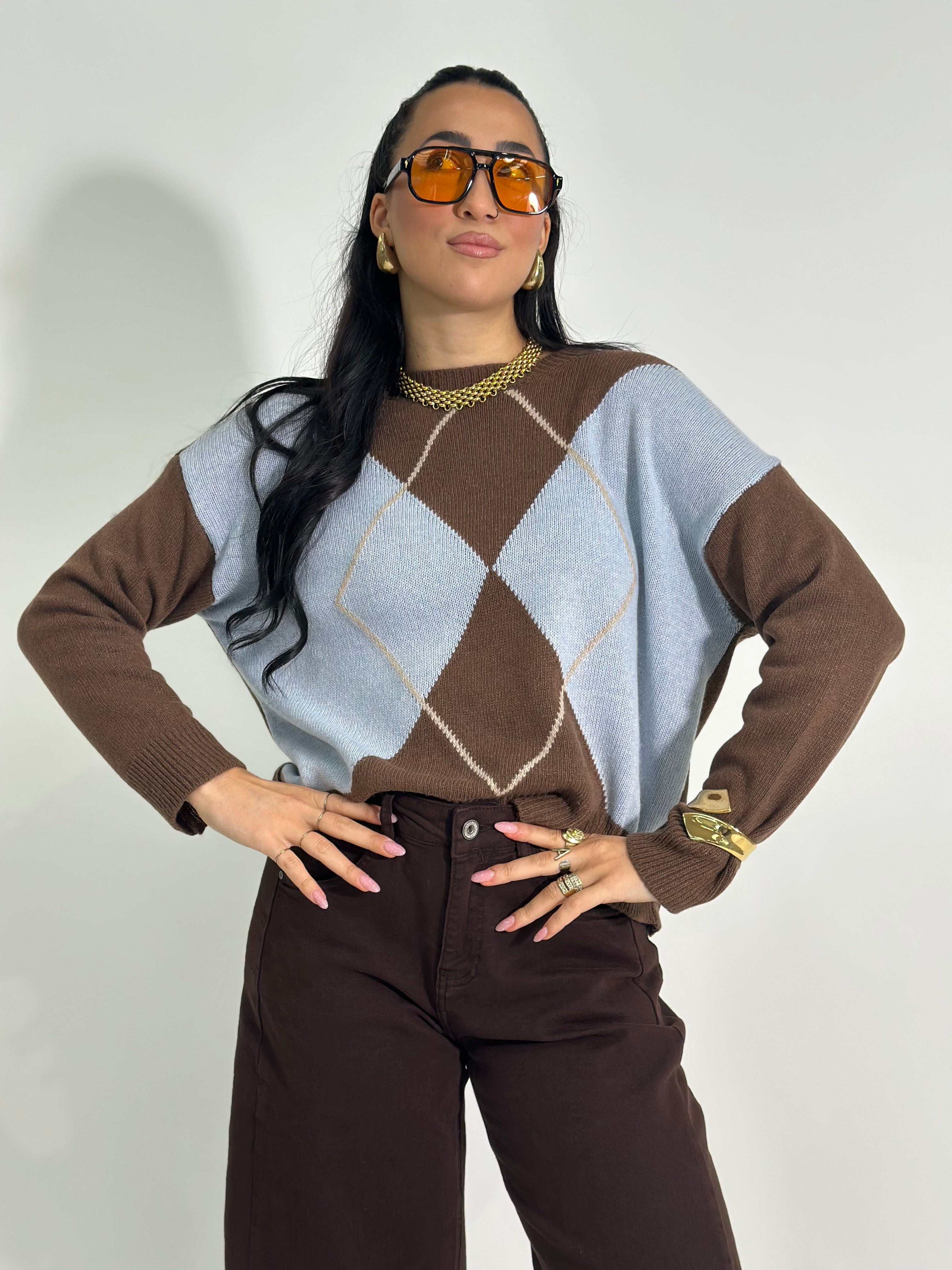 Maglia geo 6665 MORO