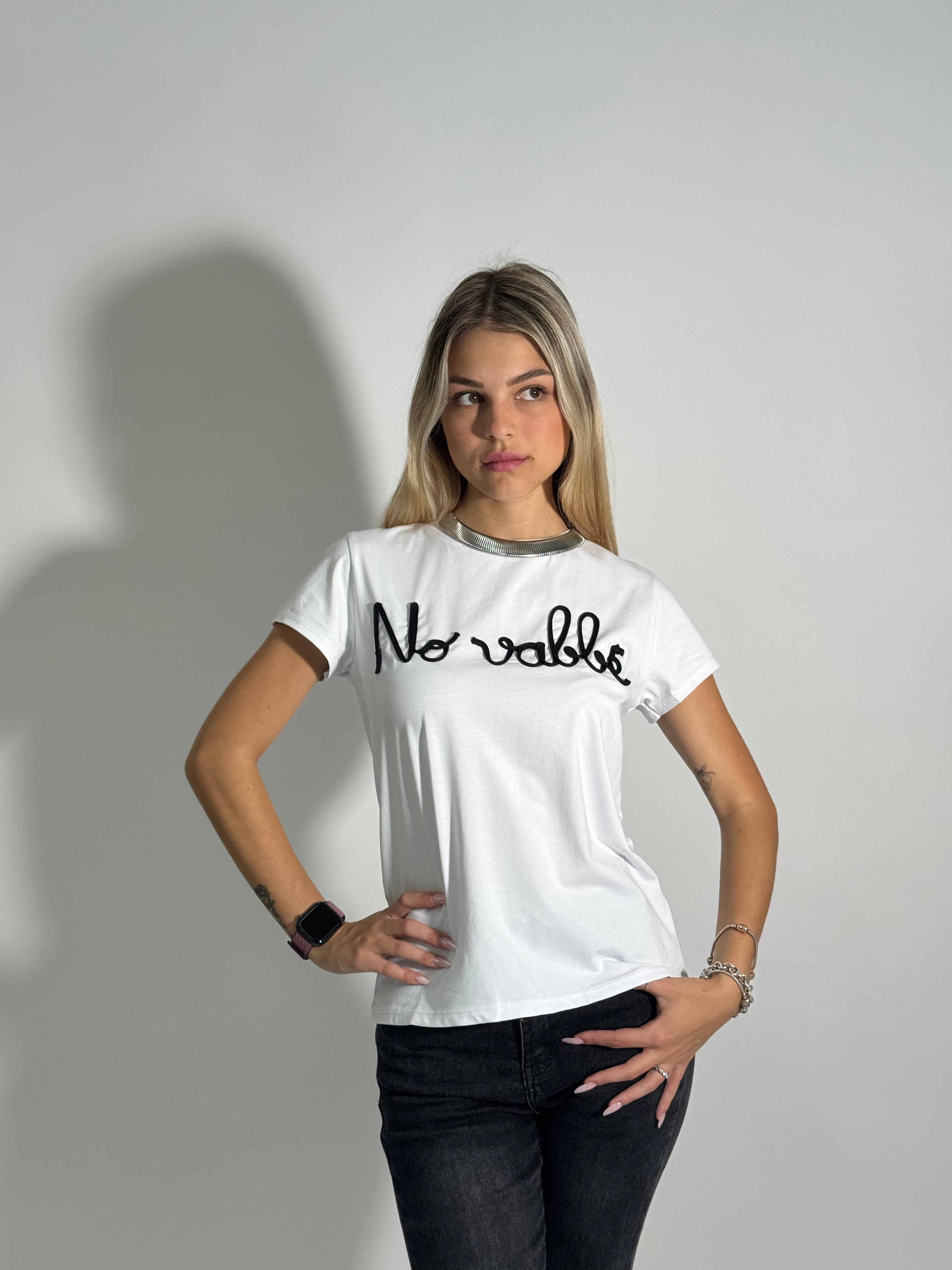 T-shirt No Vabbè 24022 NERO
