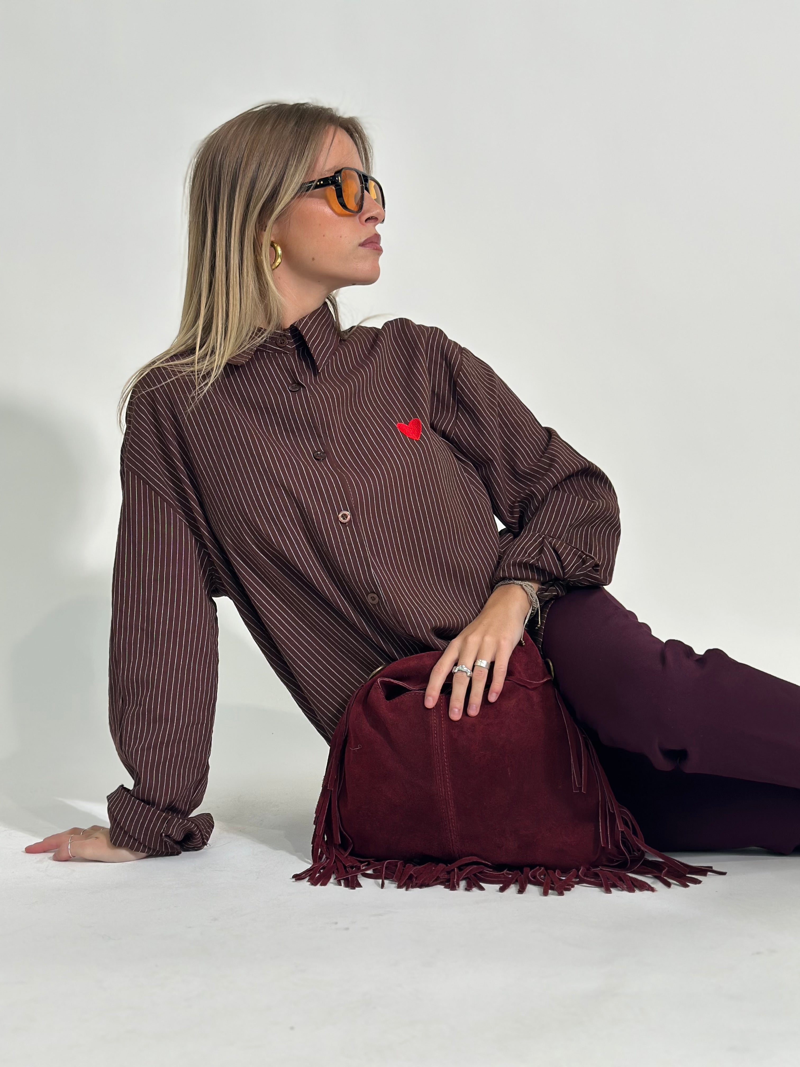 Camicia cuore 2485 MORO