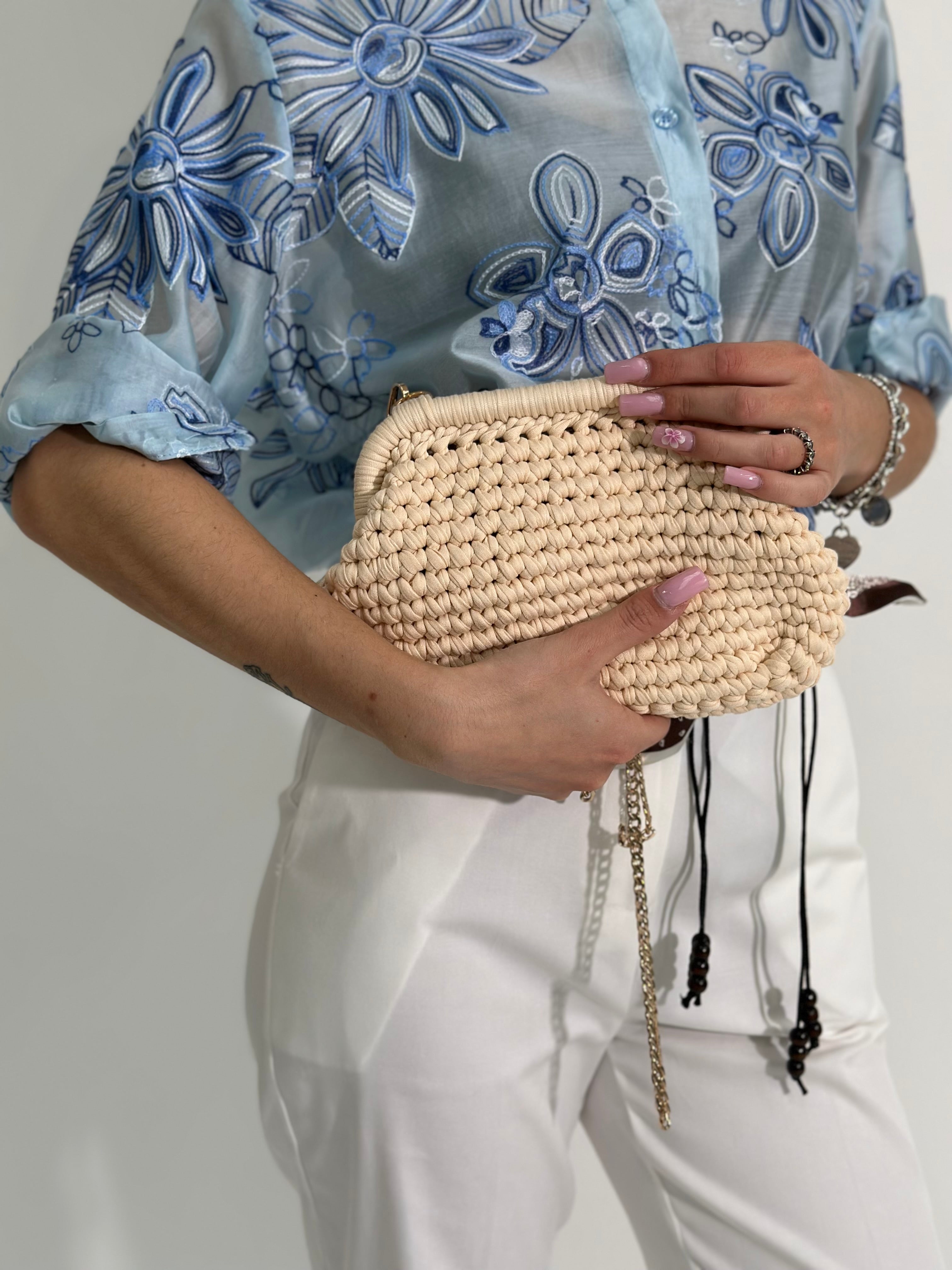 Borsa clutch 2657 BEIGE