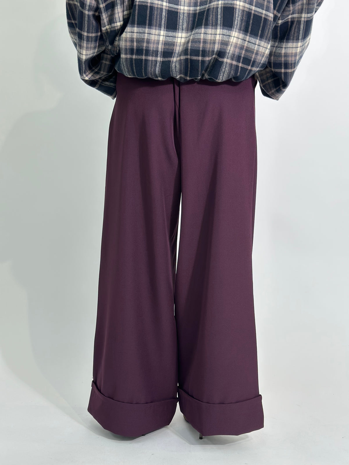 Pantalone risvolto 26521 BORDO'