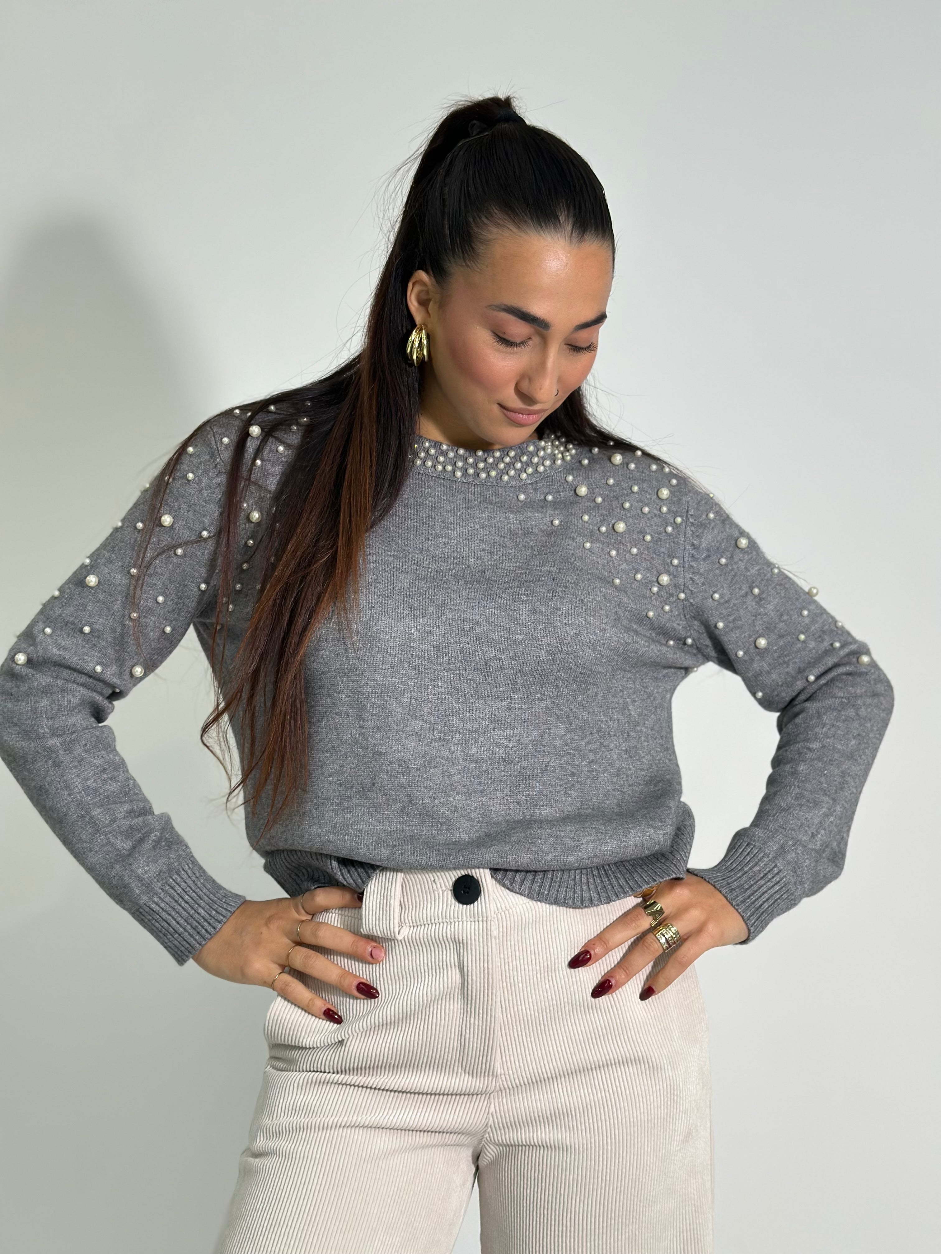 Maglia perle J28078 3+1 OMAGGIO