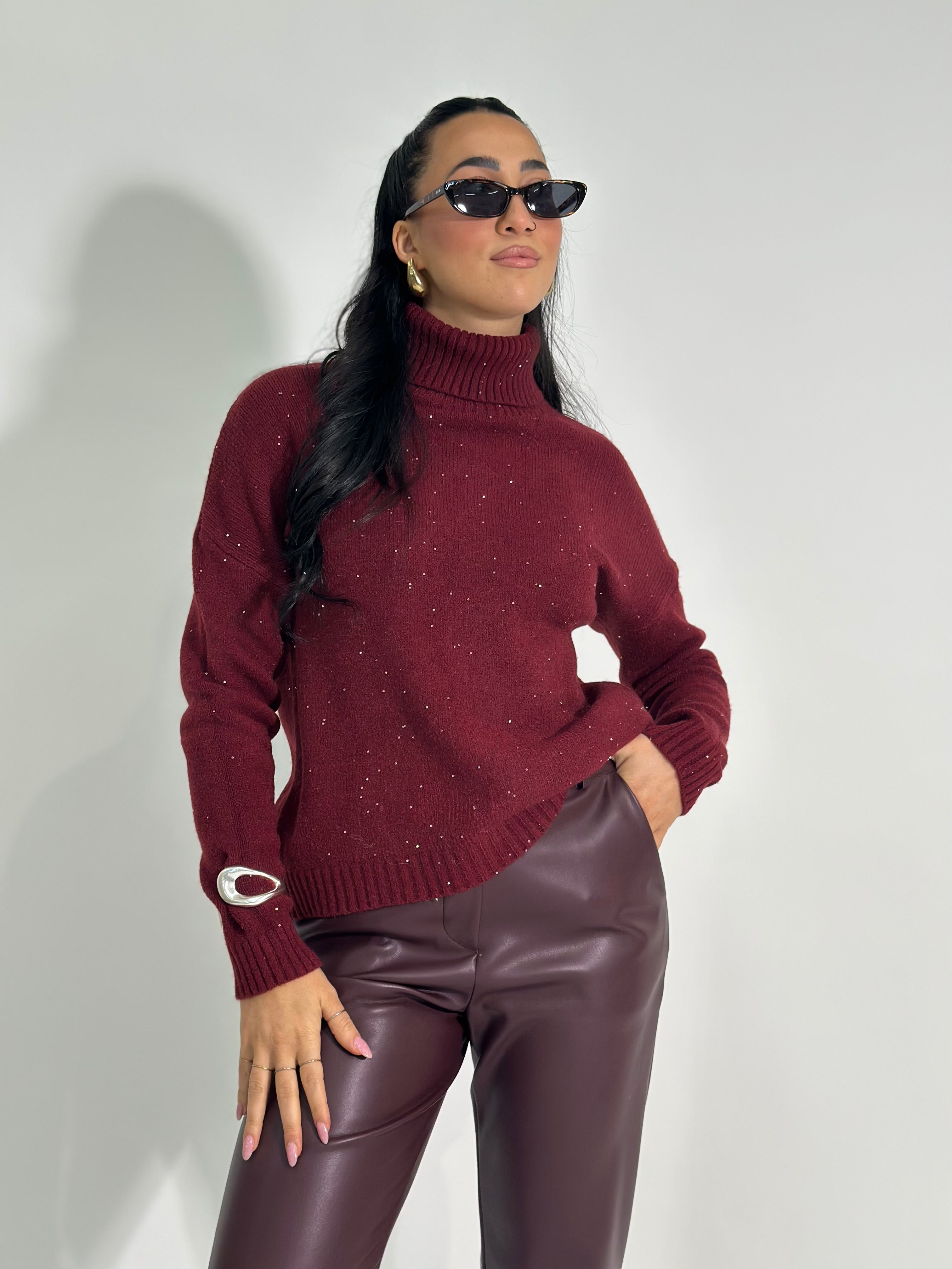 Maglia paillettes 25100