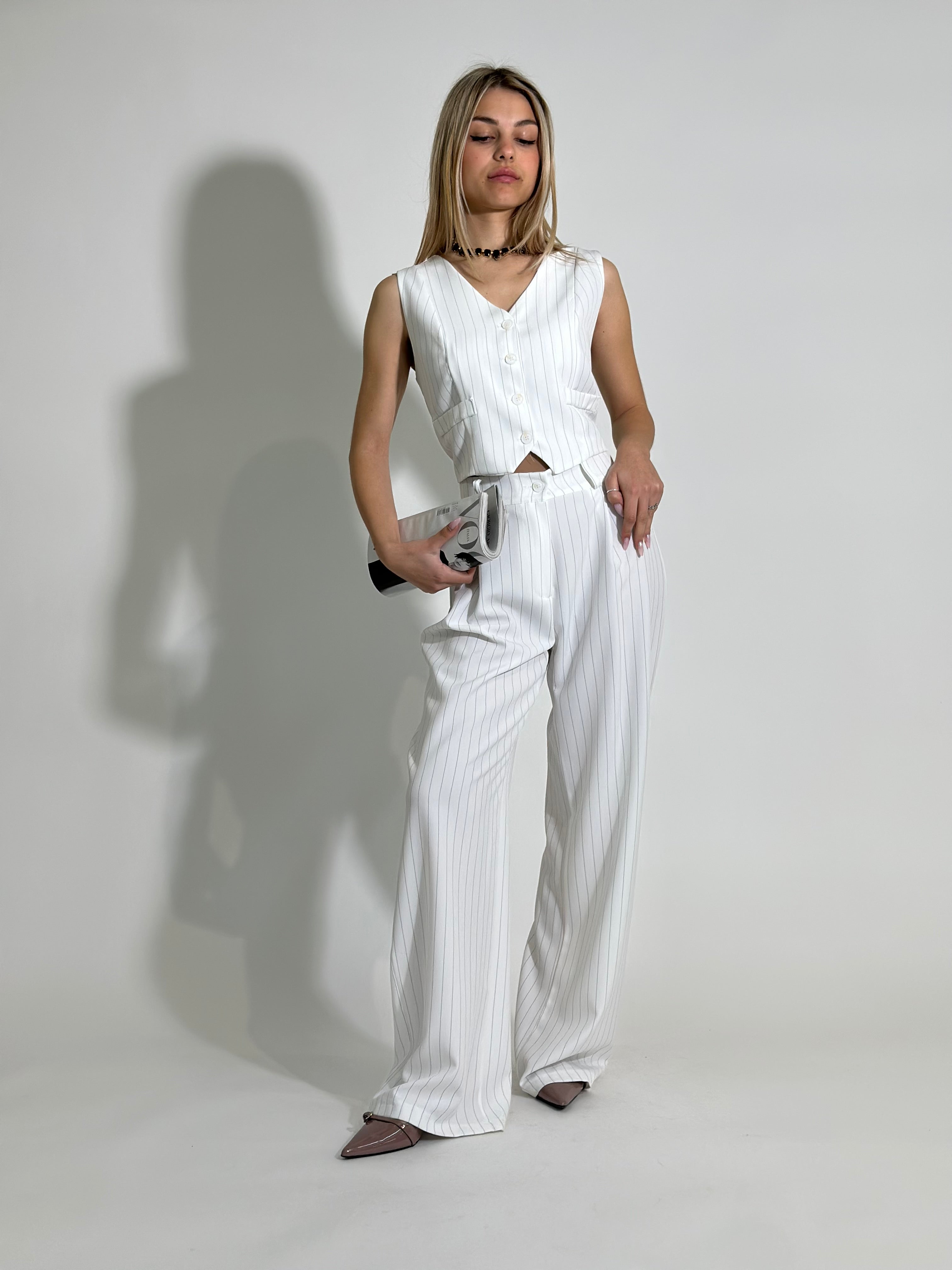 Completo gilet 35755 BIANCO