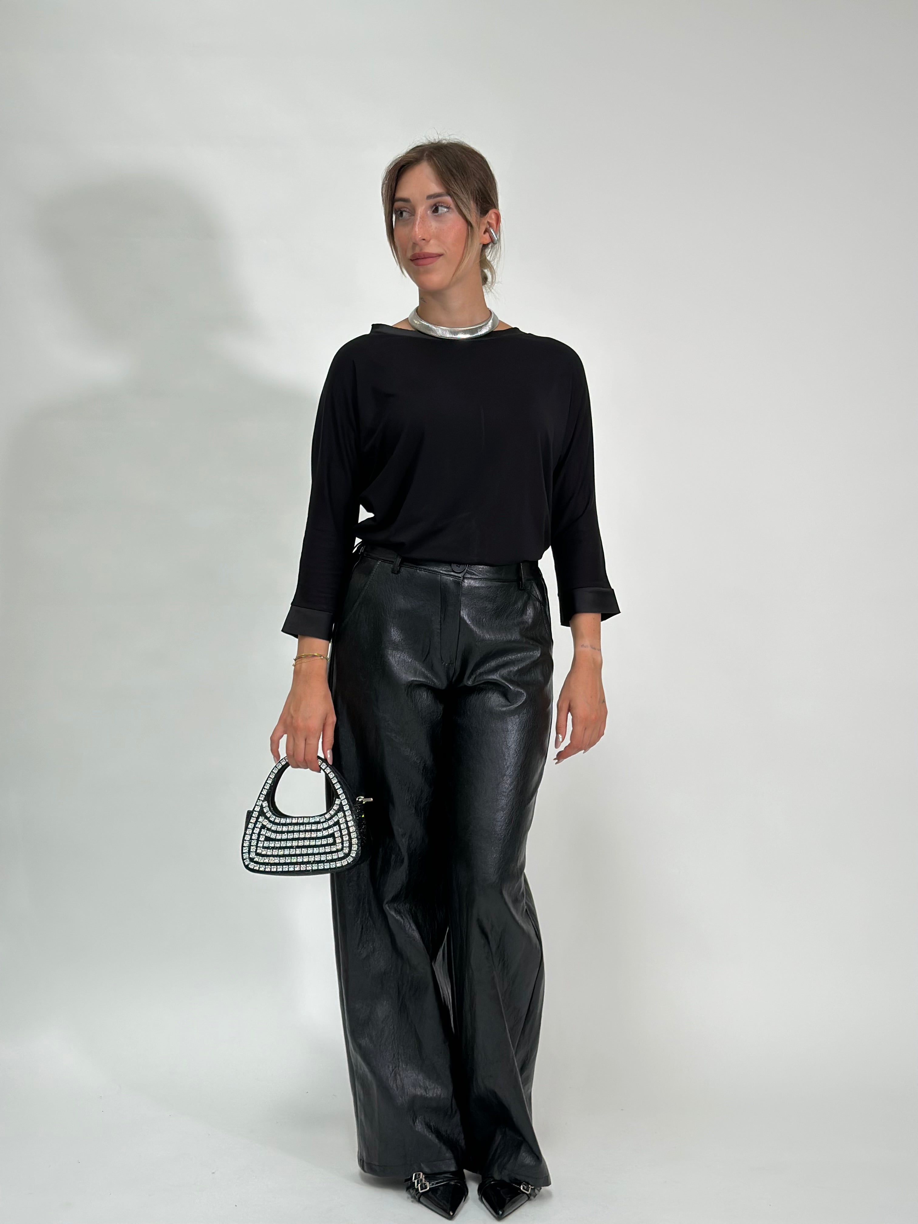 pantapalazzo ecopelle 28077 NERO