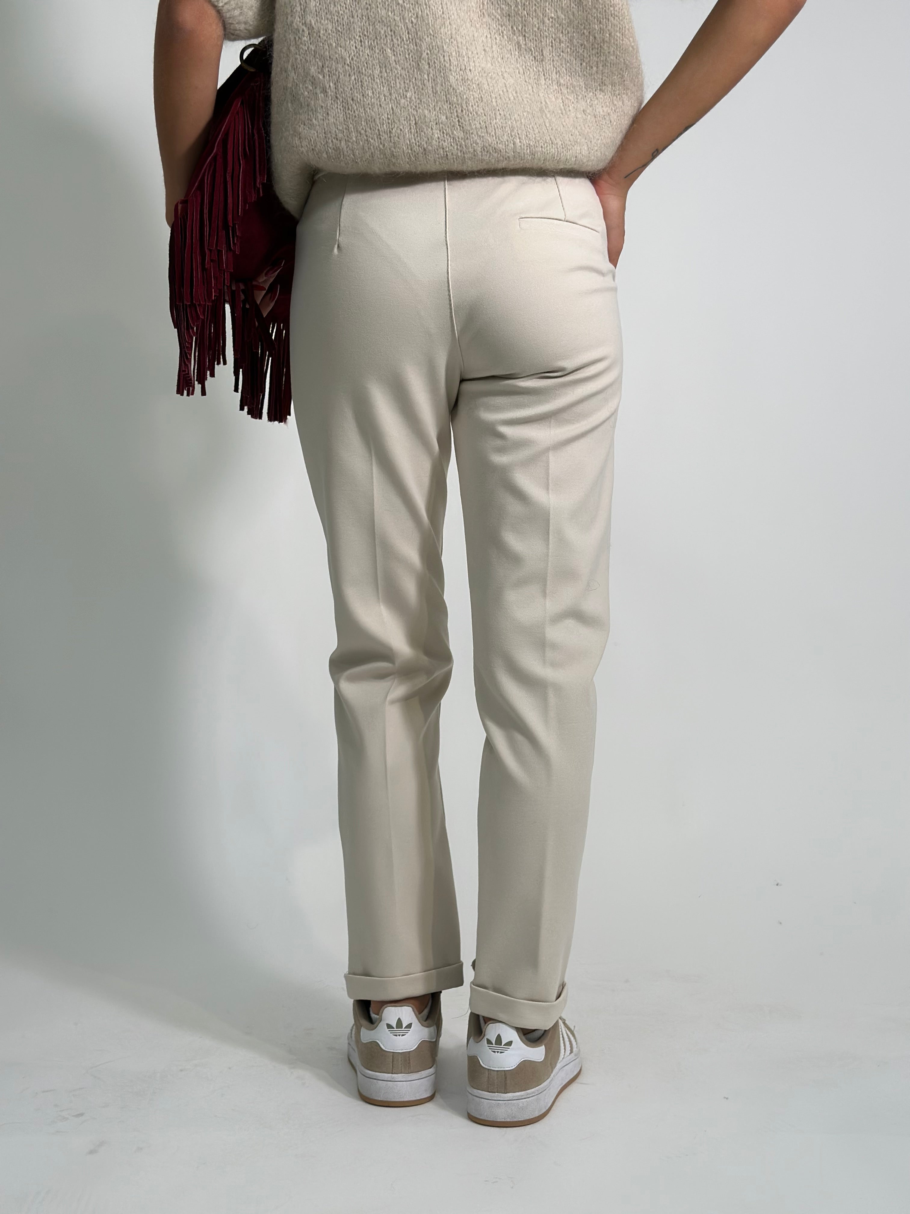 Pantalone cuore 5582 PANNA