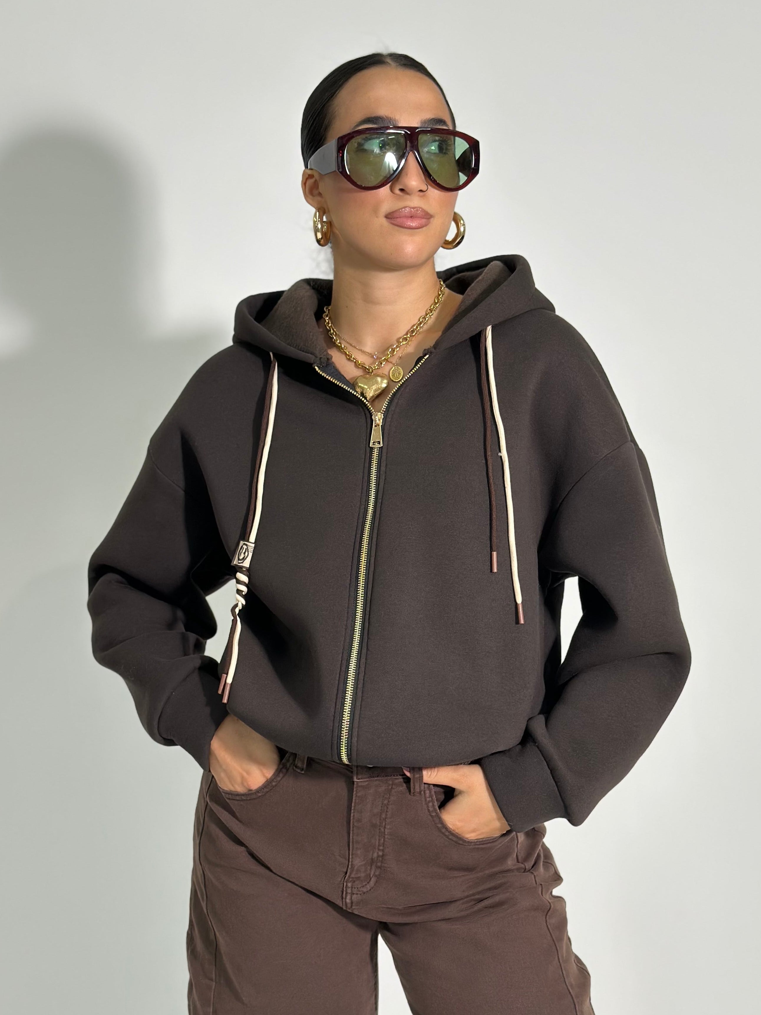 Felpa cappuccio 97105