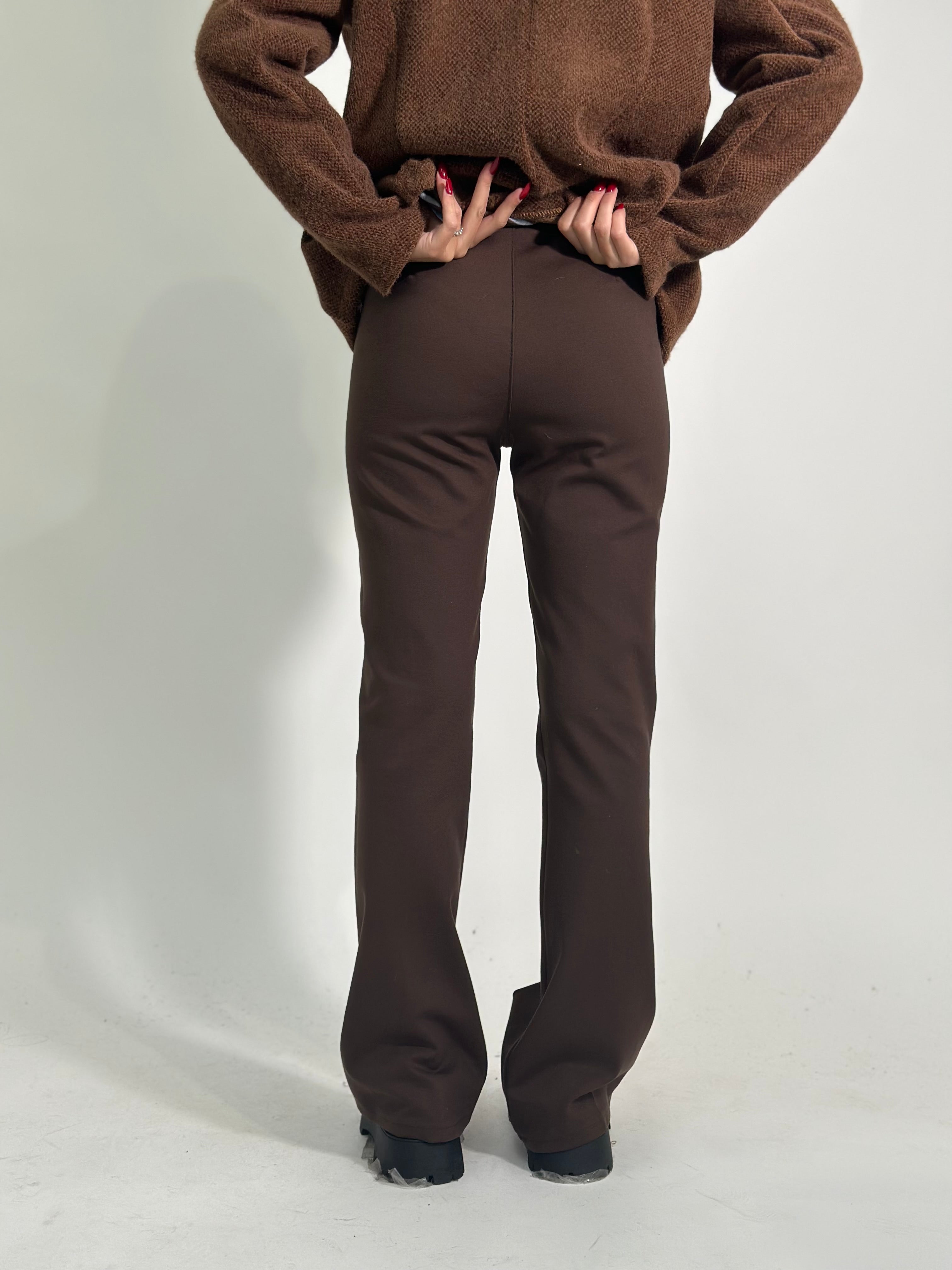 Pantalone flare tasca 51134 MORO