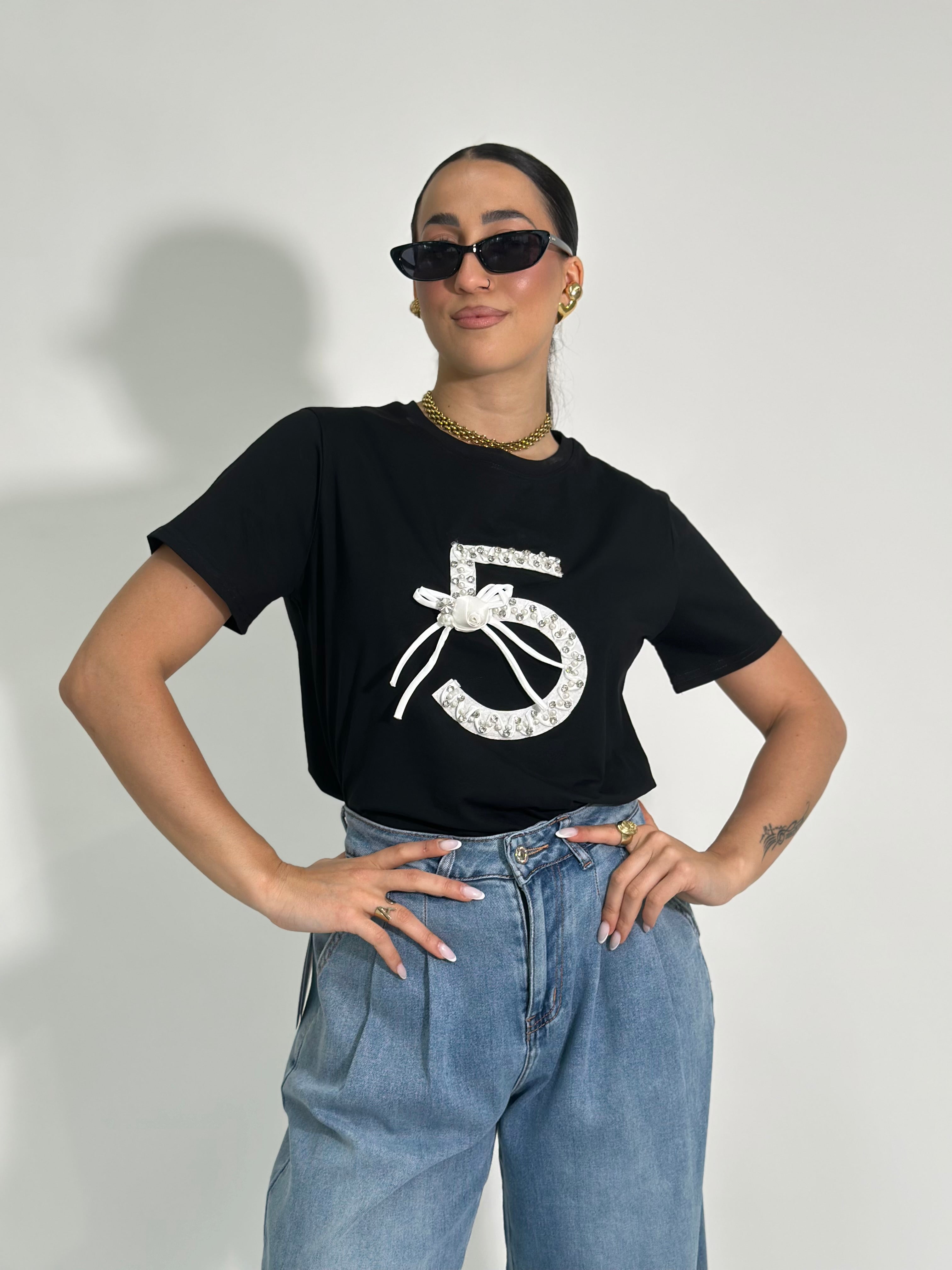 T-shirt fiocco J65