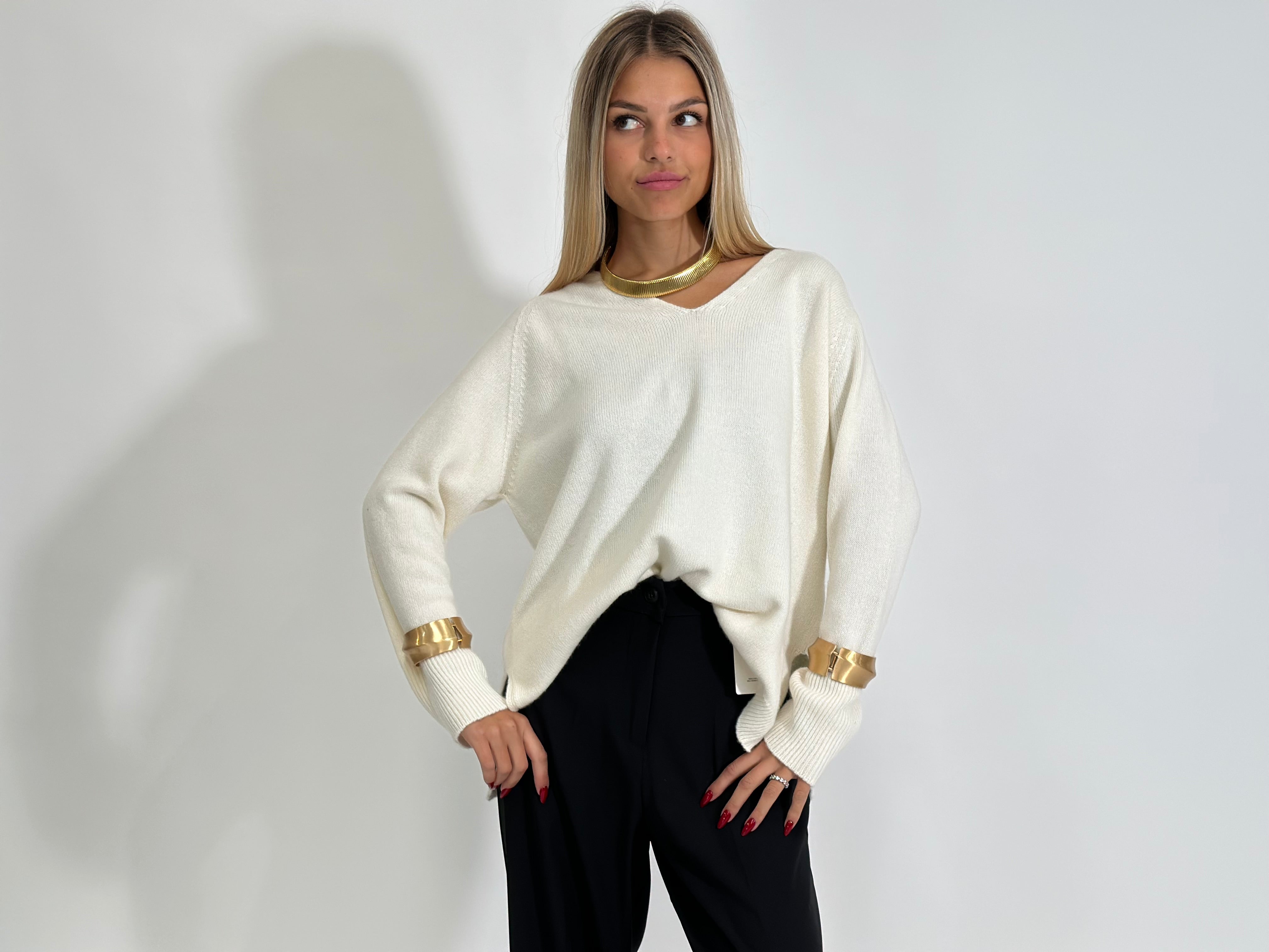Maglia Cashmere 6617 PANNA