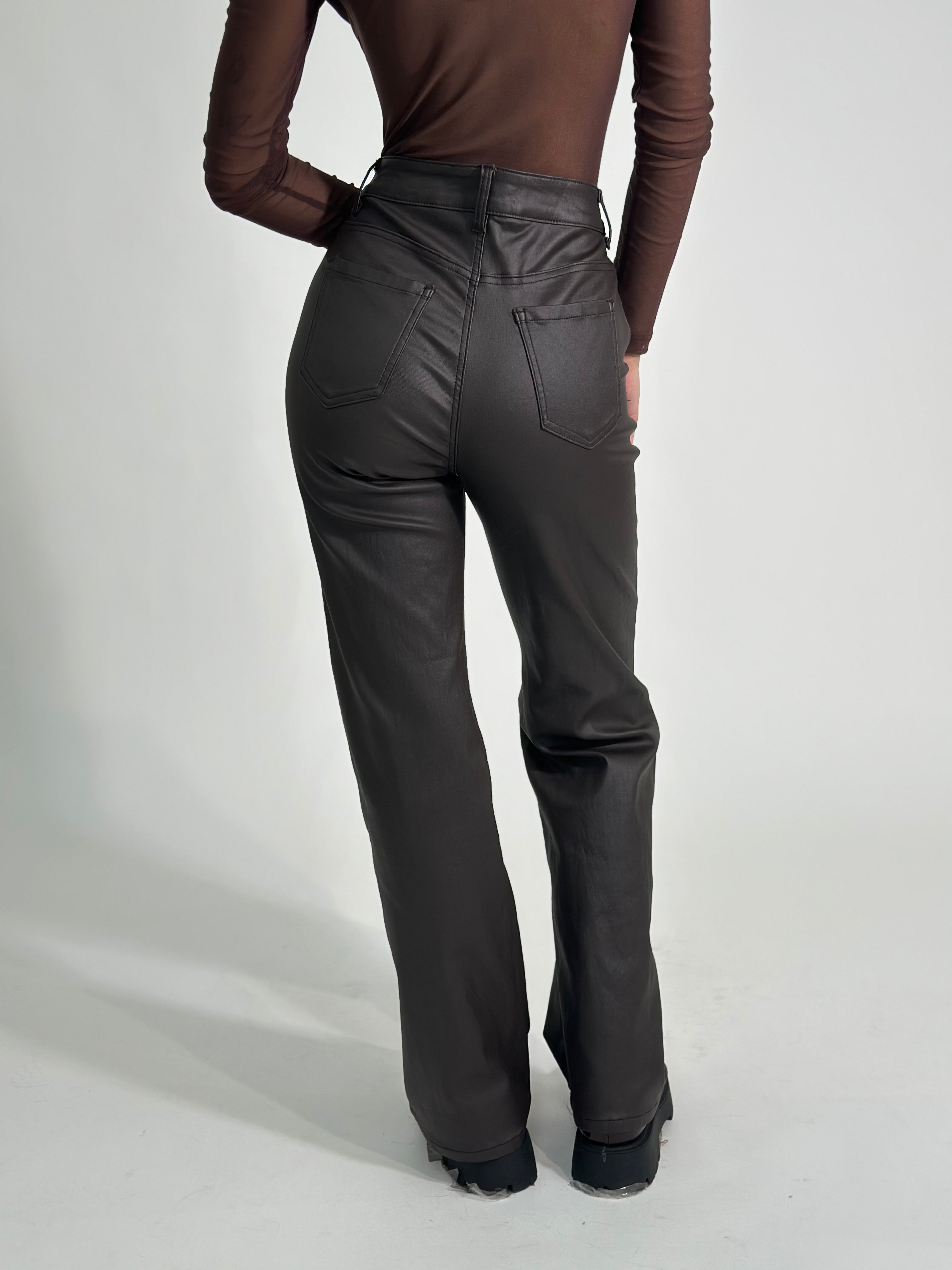 Pantalone spalmato 7293-24 MORO