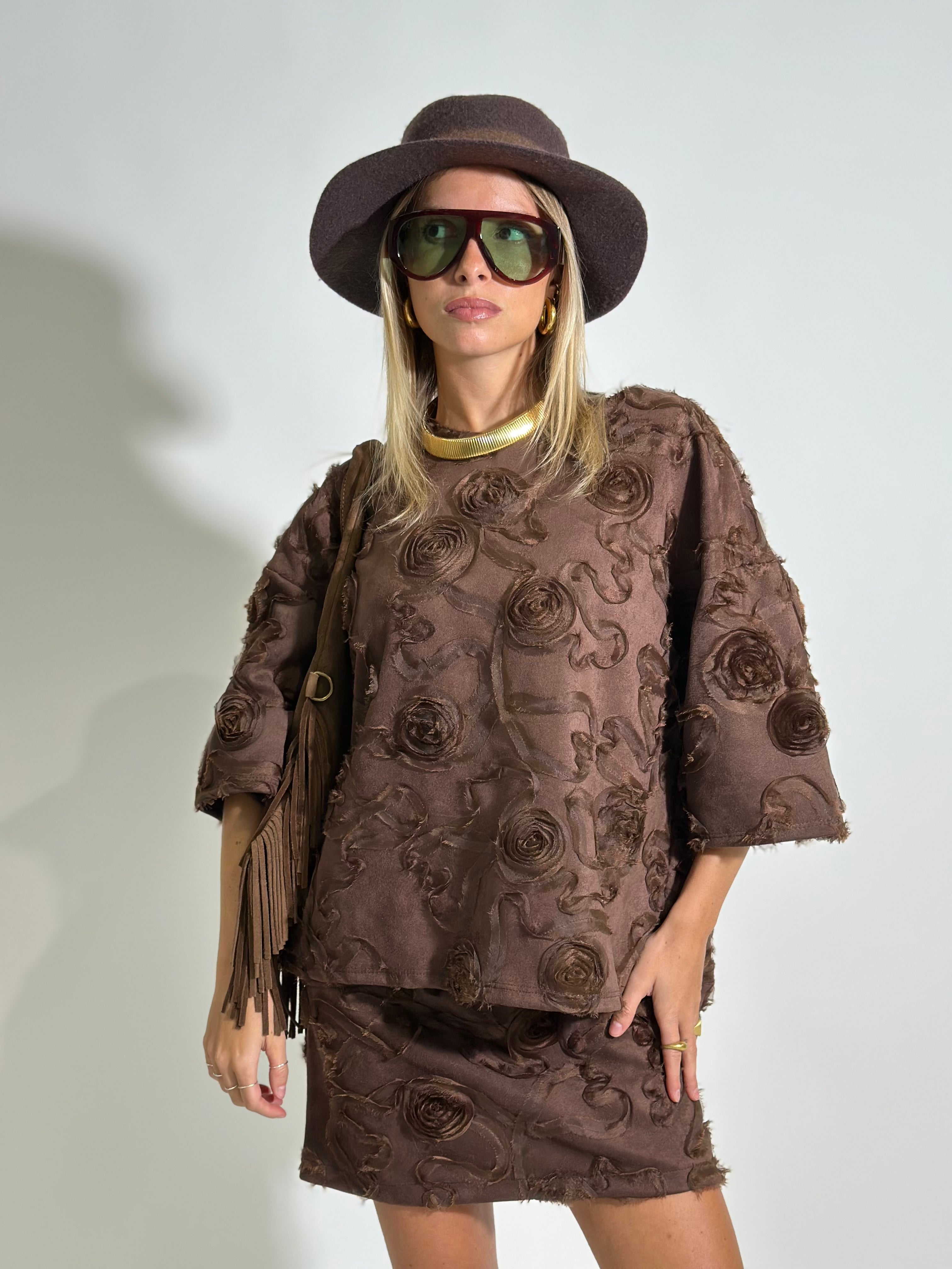 Maglia rose L5126 MORO