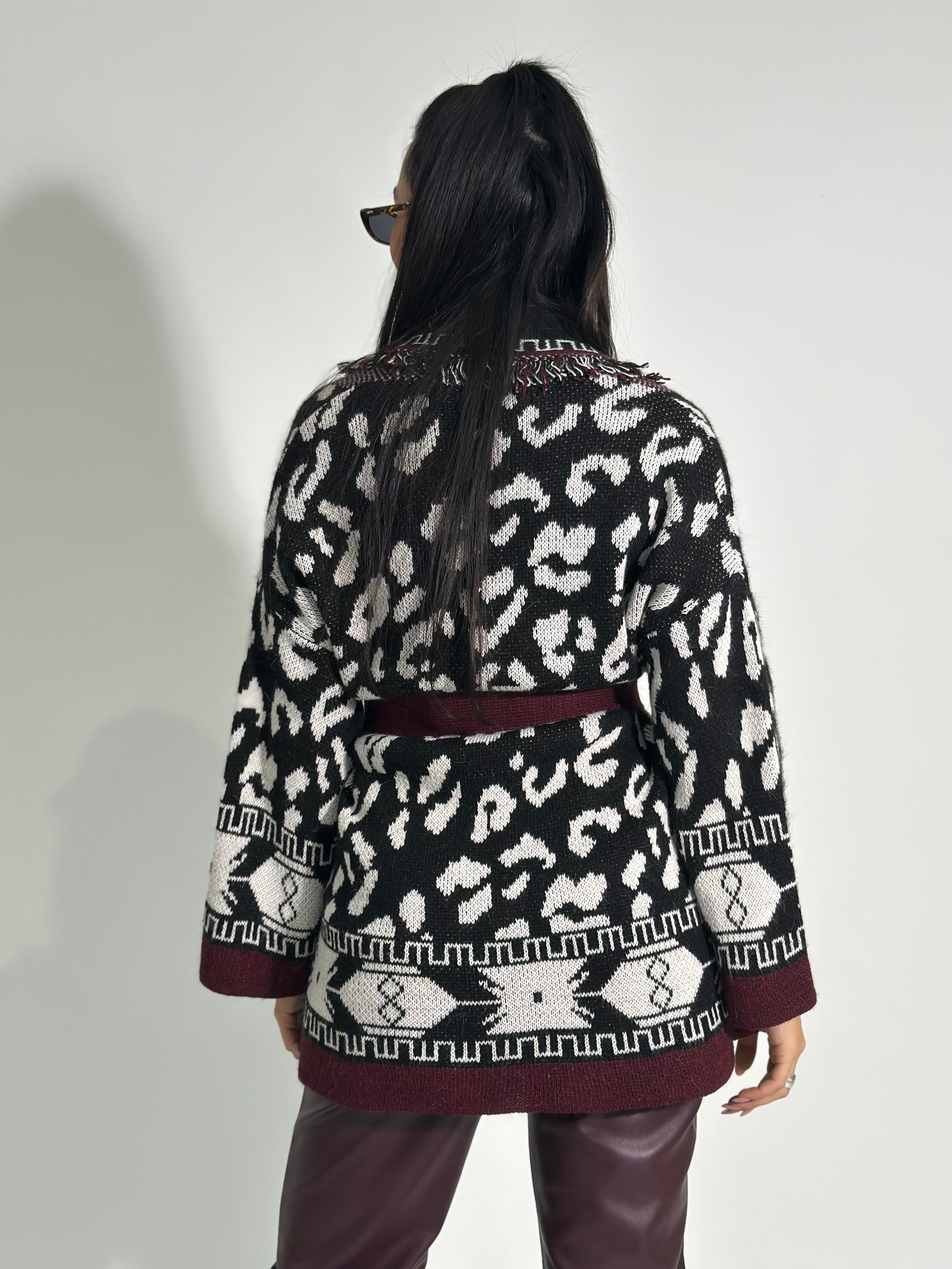 Cardigan frange 1043