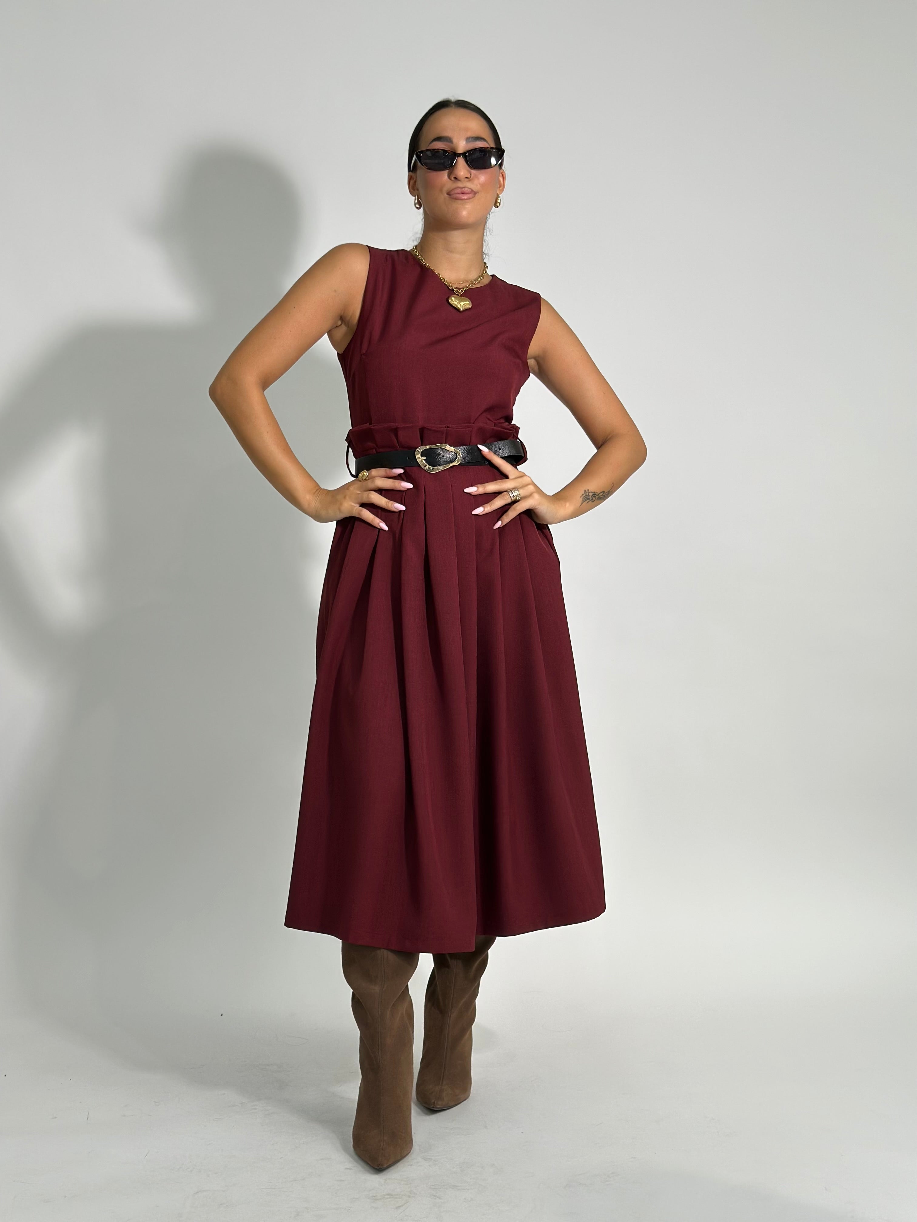 Abito 60851 BURGUNDY