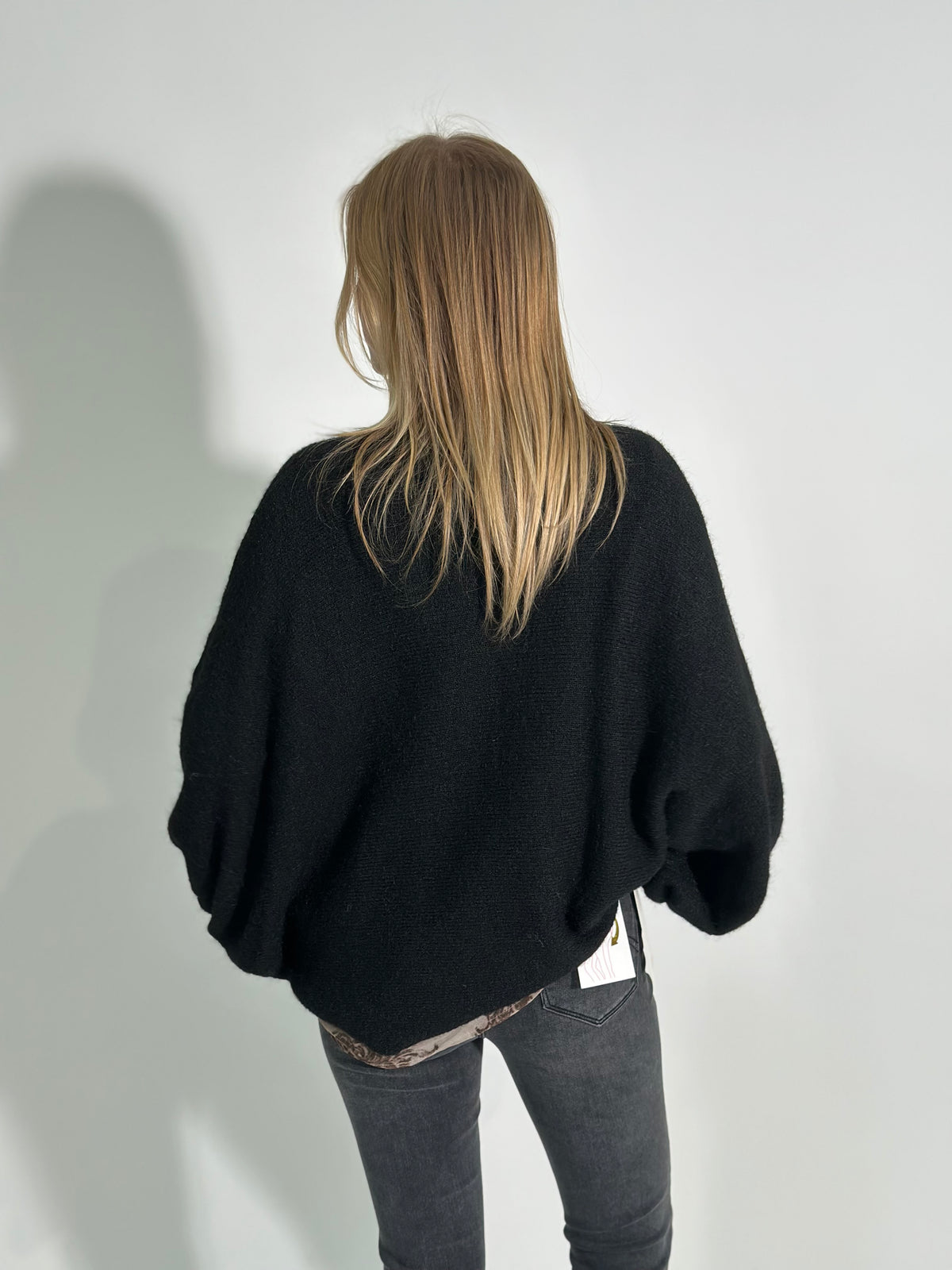 Maglia poncho A132 NERO