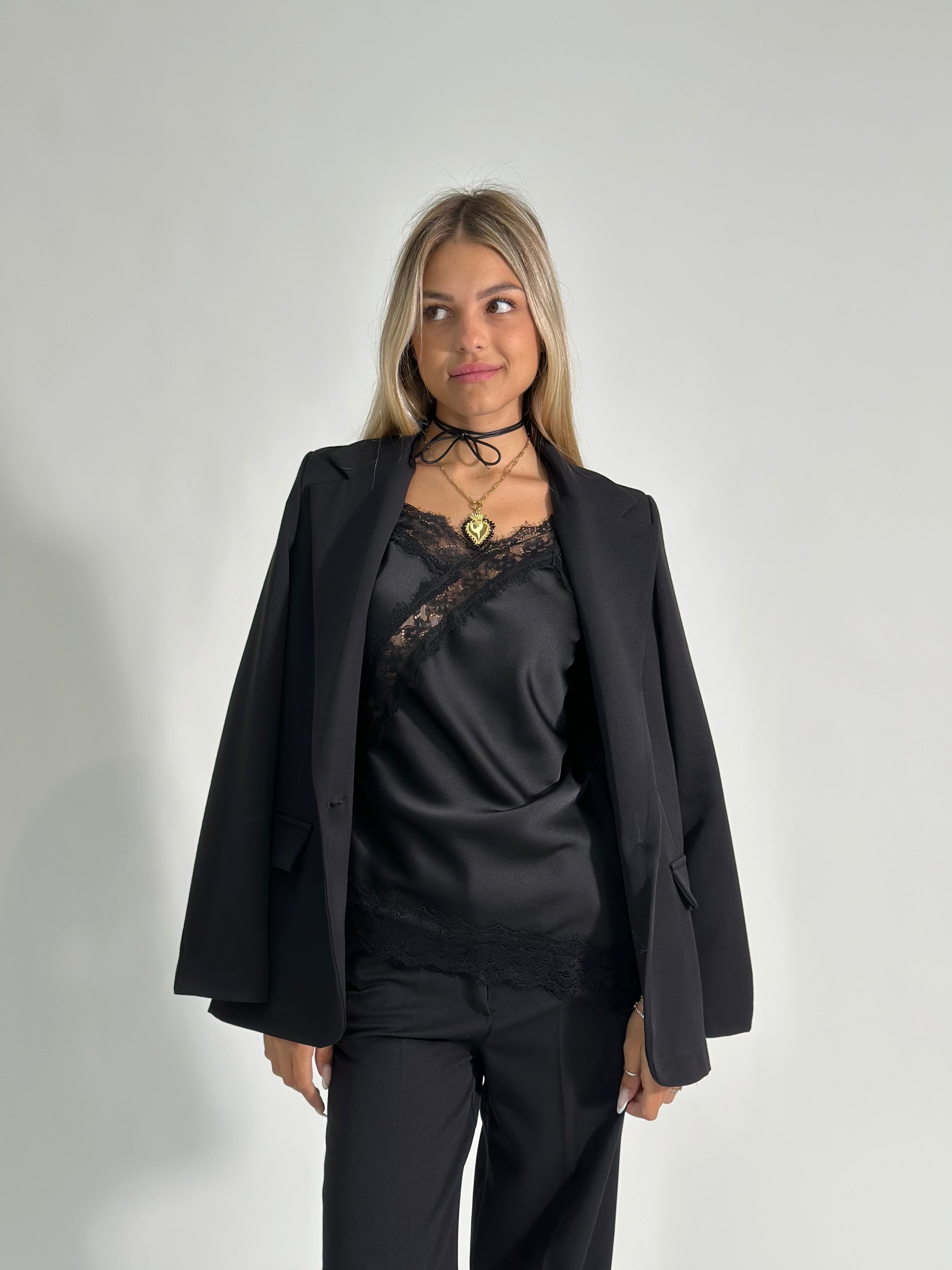 Top pizzo 2720 NERO