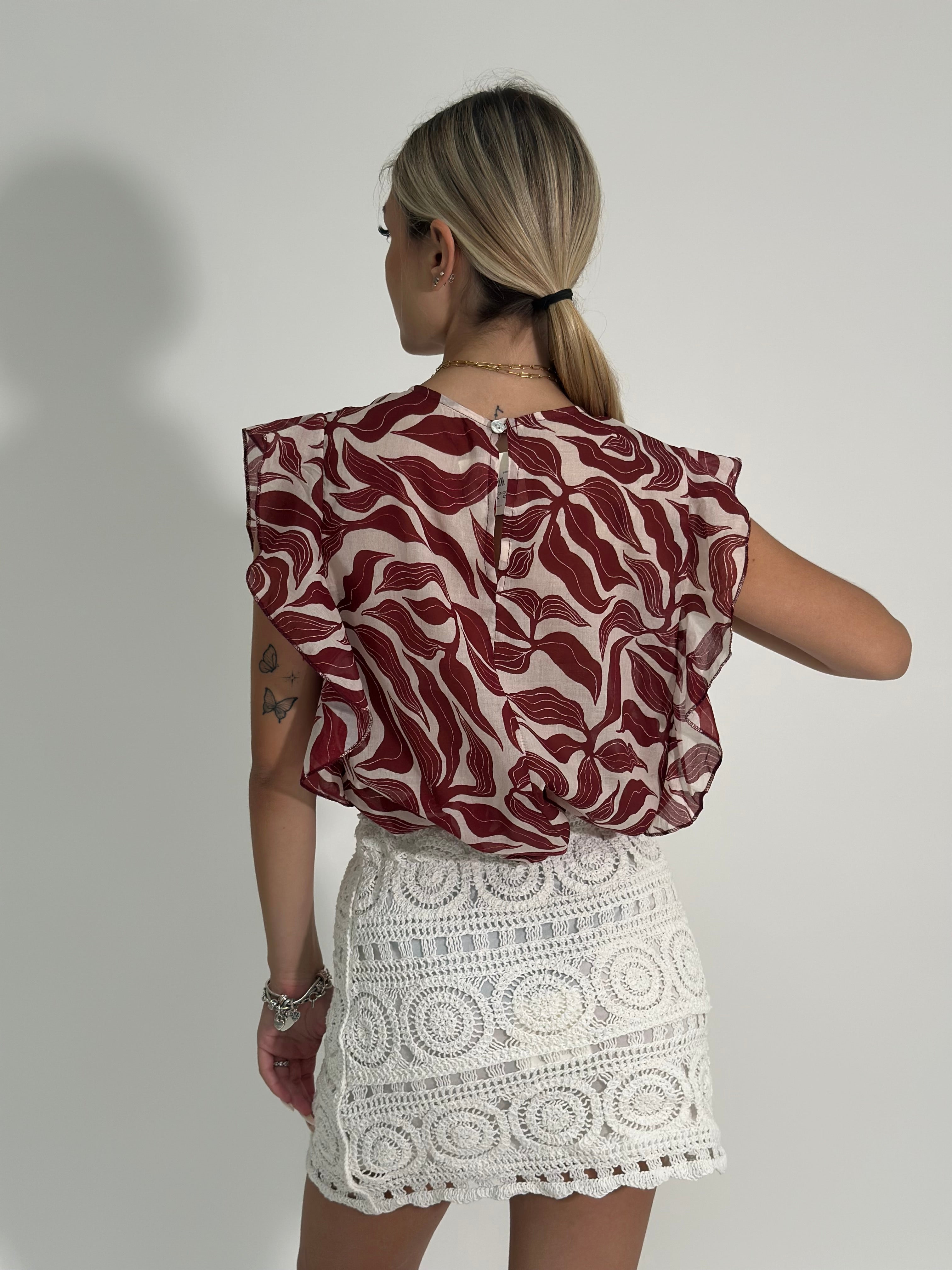 Camicia 5303 BORDO'