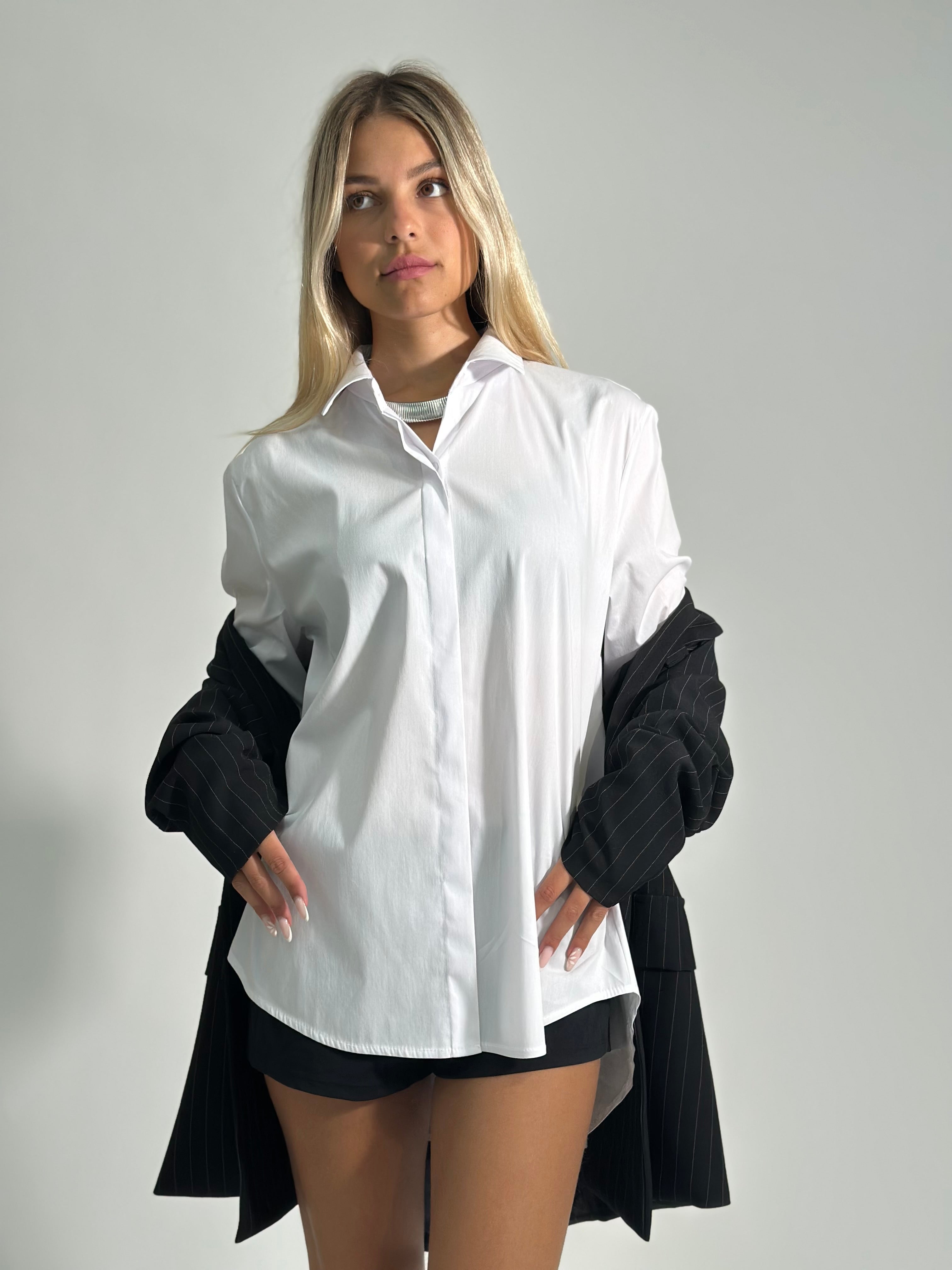 Camicia over confort 50320PN