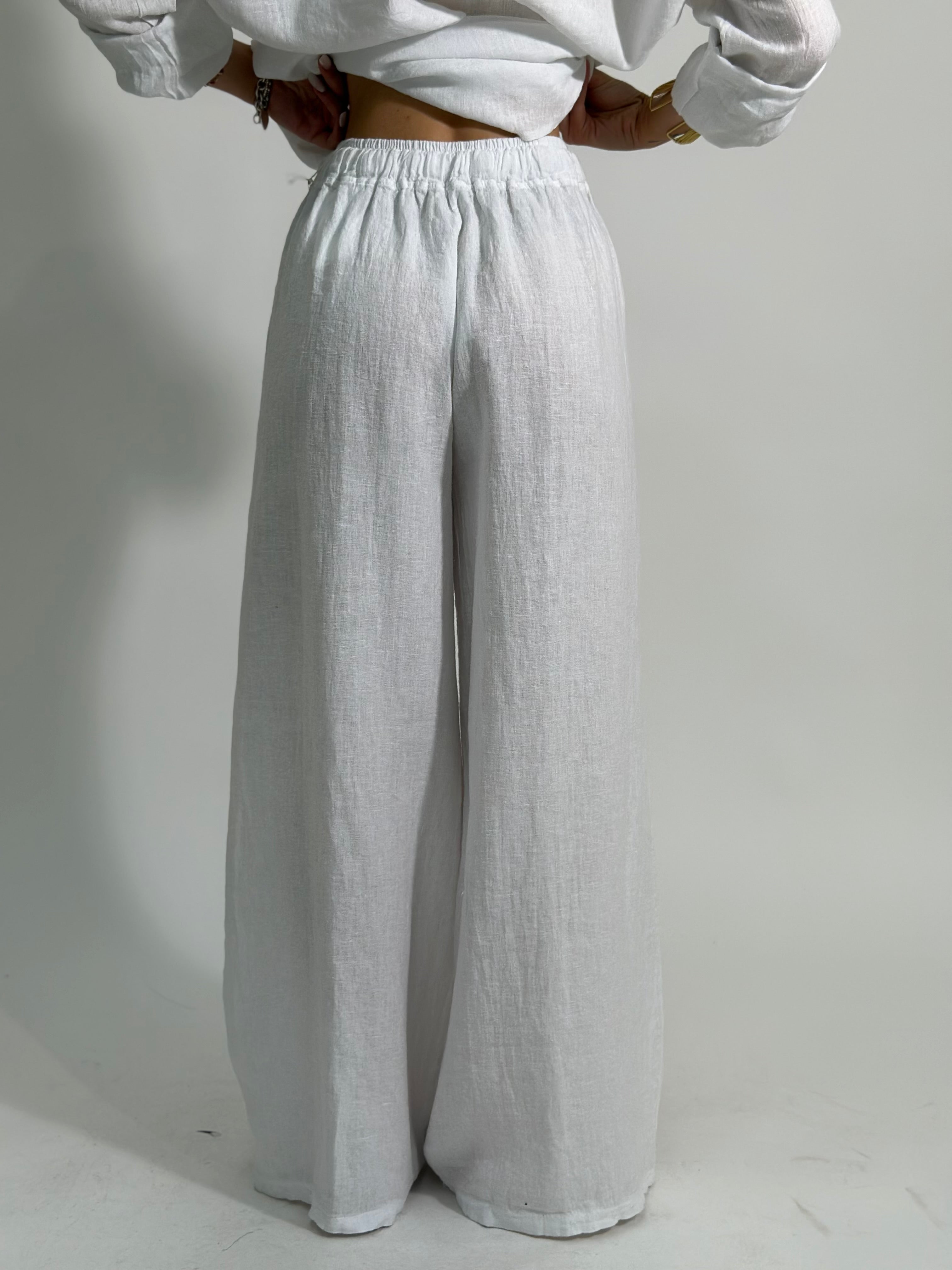 Pantalone puro lino 23825