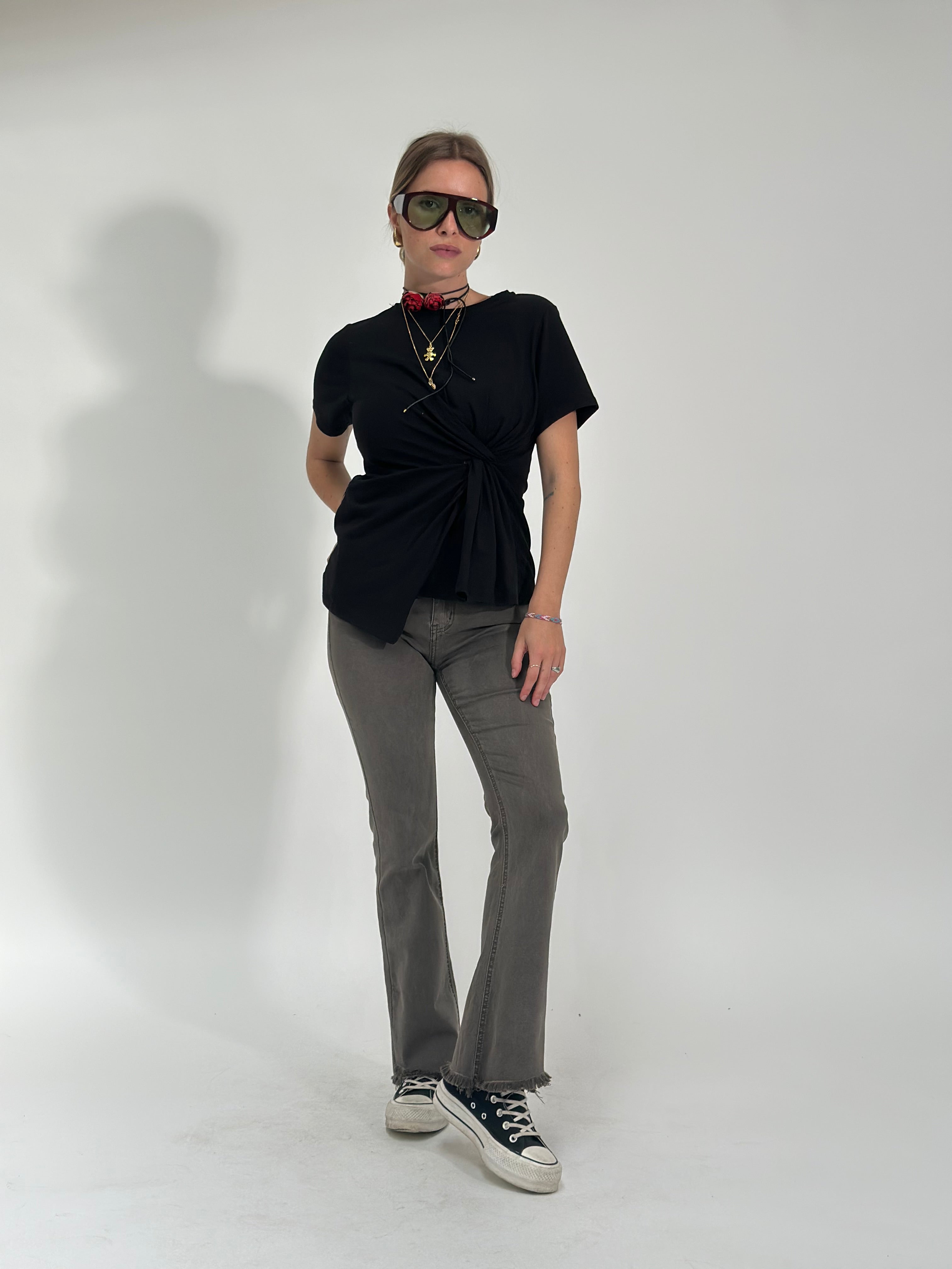 Pantalone trombetta 6826 MOCHA