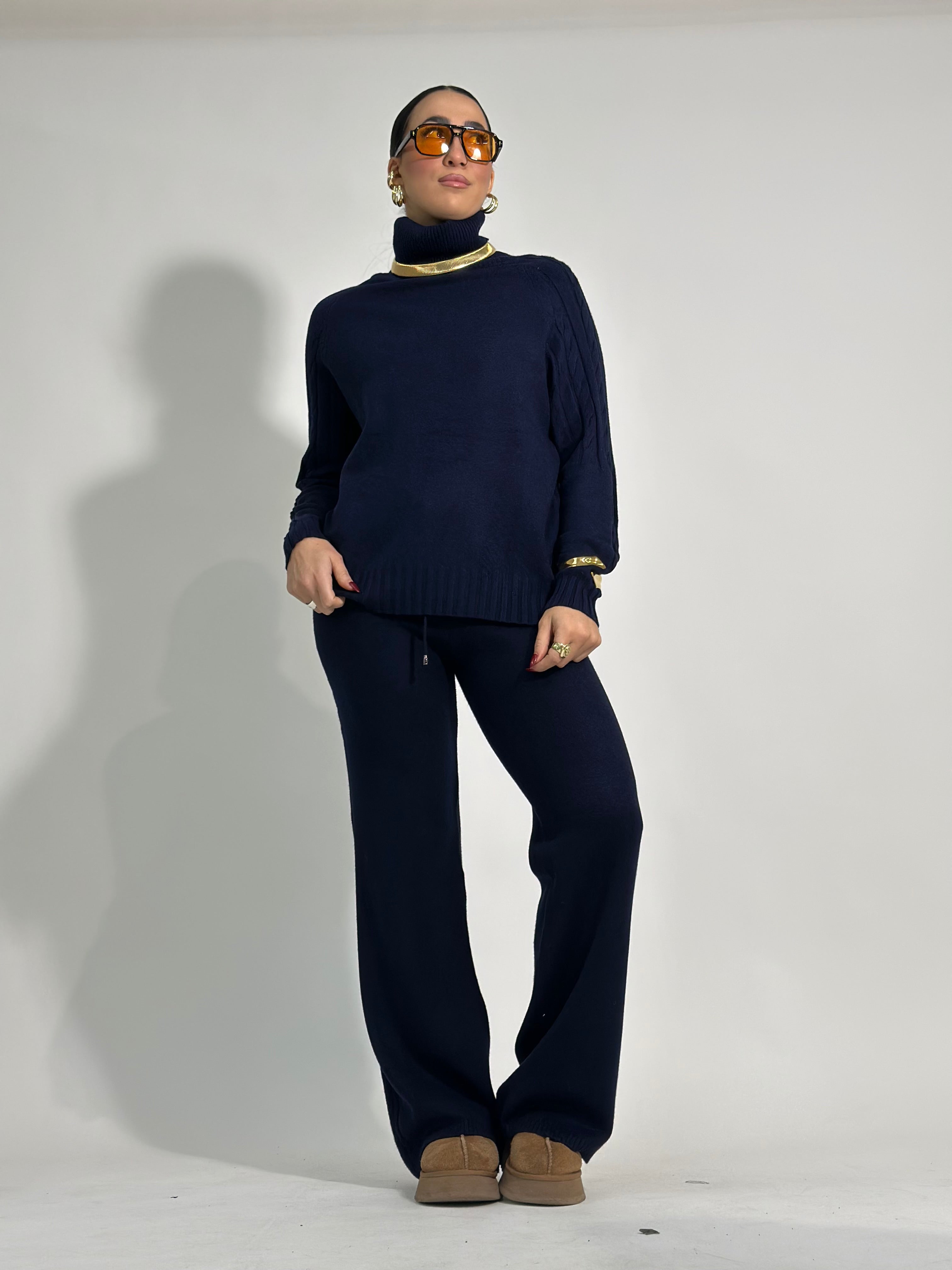 Completo maglia trecce C679