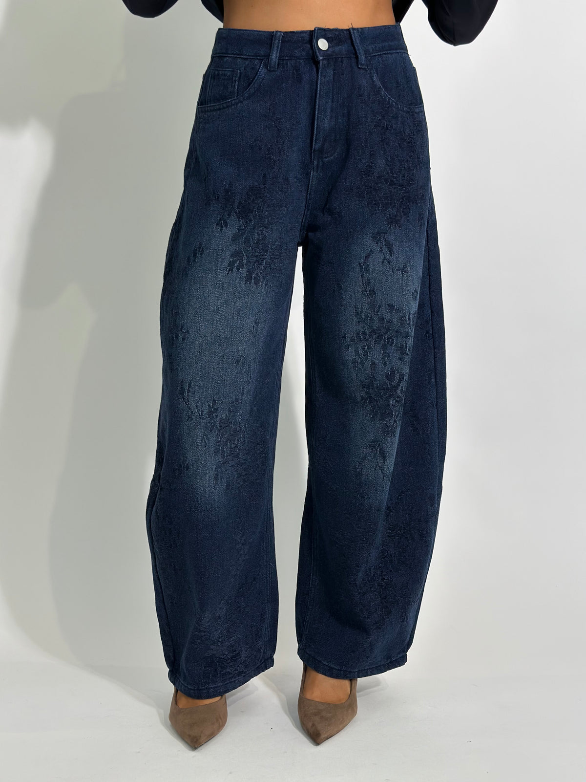 Jeans floccato blu 994