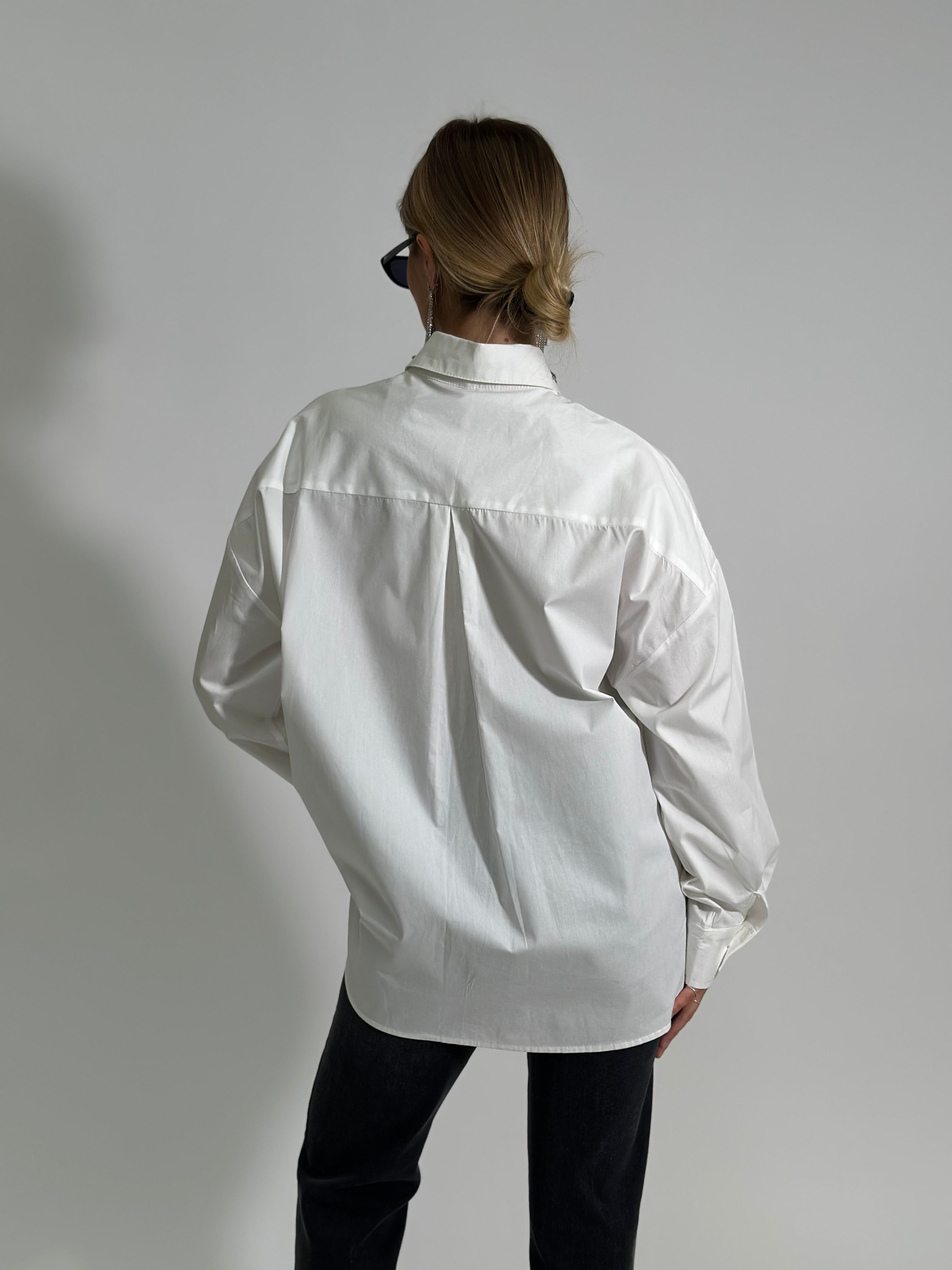 Camicia cristalli AI2478 BIANCO