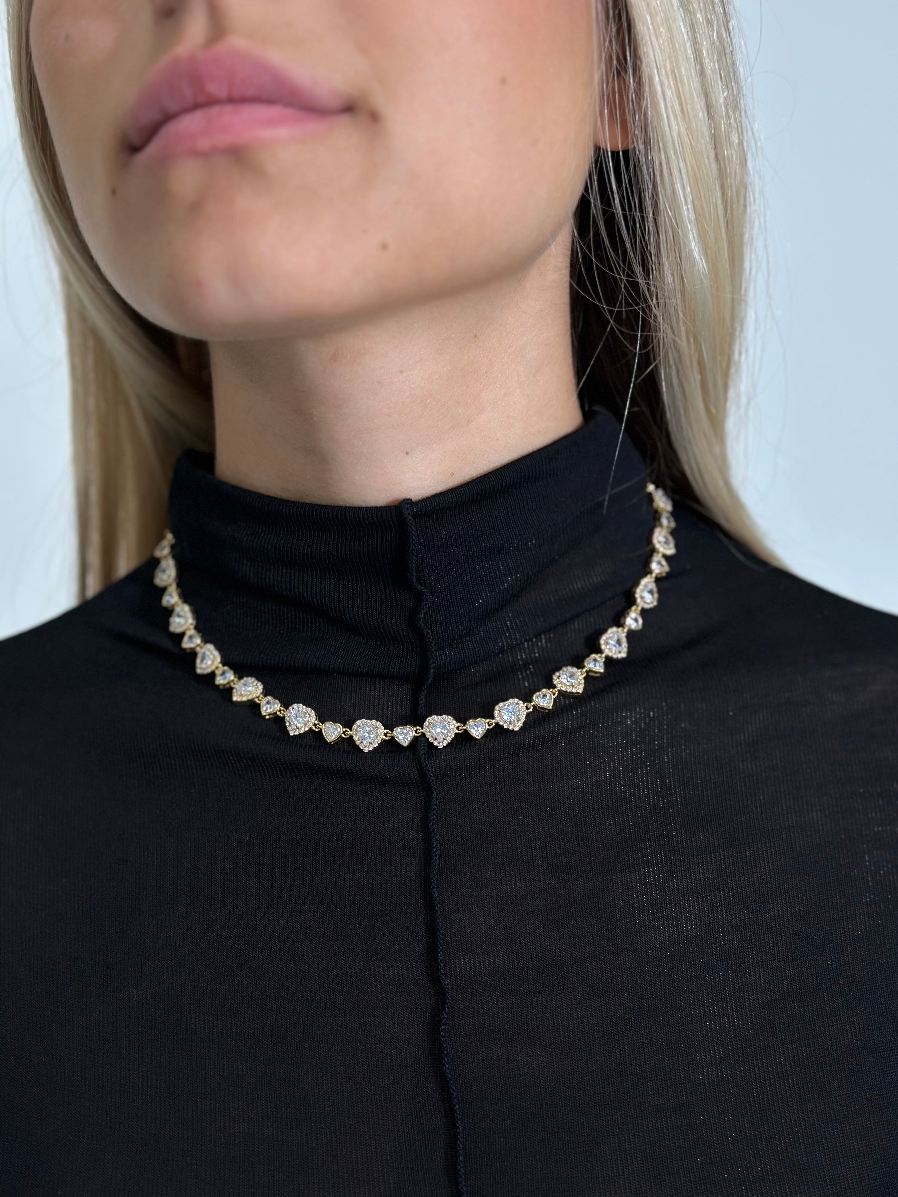 Choker SV cuore 8881