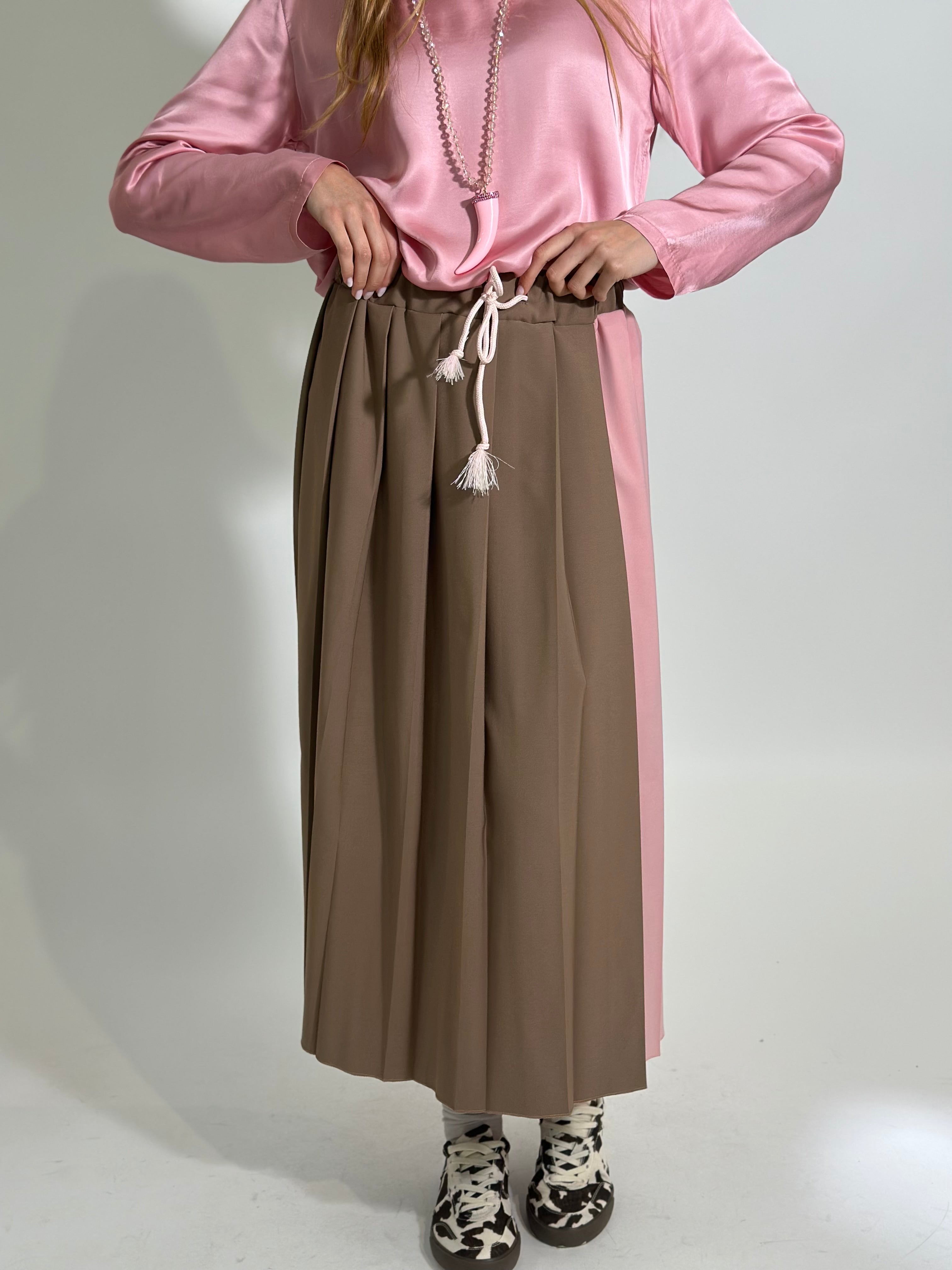 Gonna pieghe 257 PINK