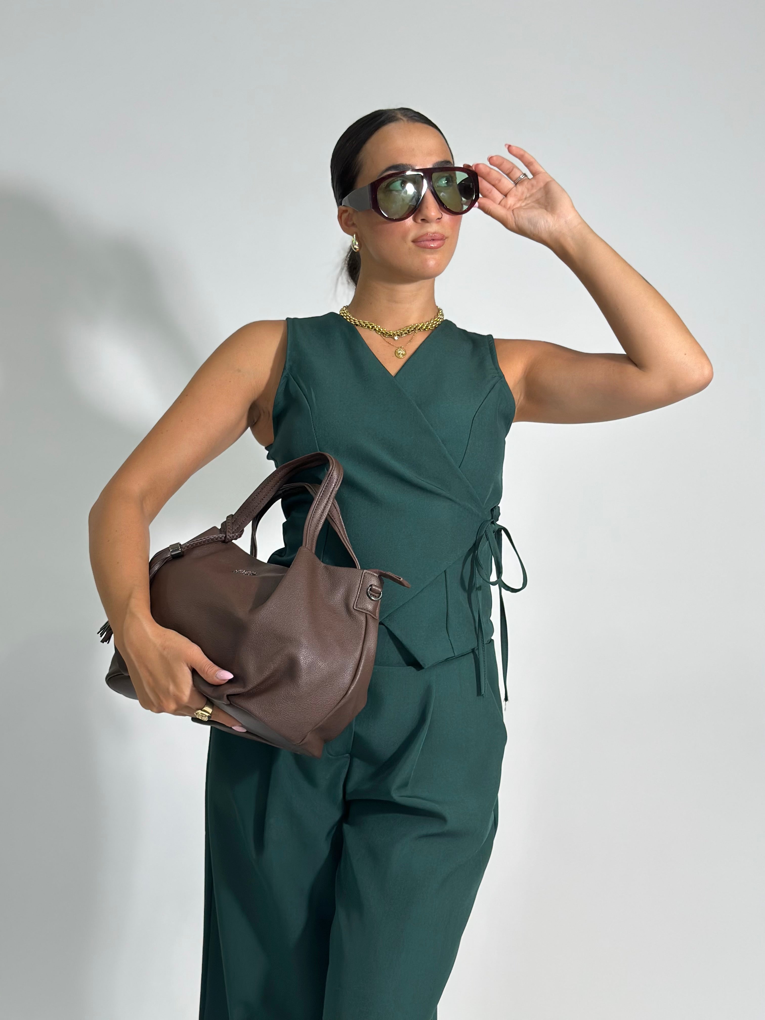Completo gilet 5181 VERDE