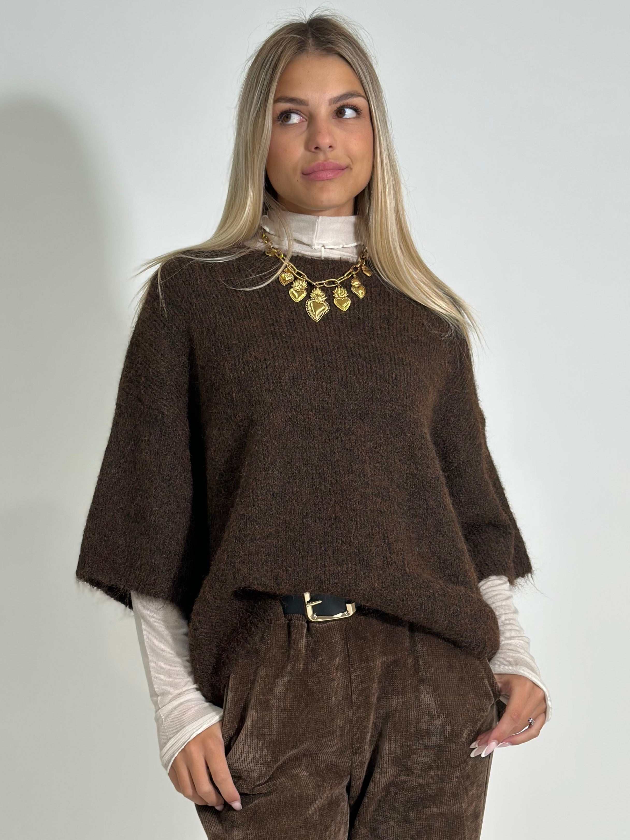 Maglia scatoletta A25179 MORO