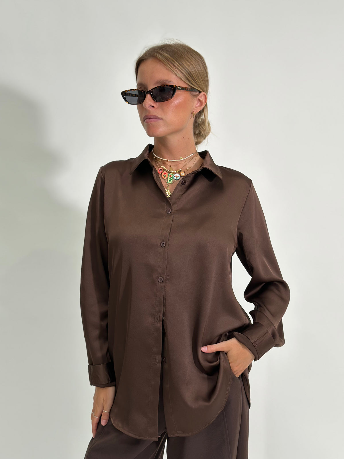 Camicia satin 24244 T.U.KINDER