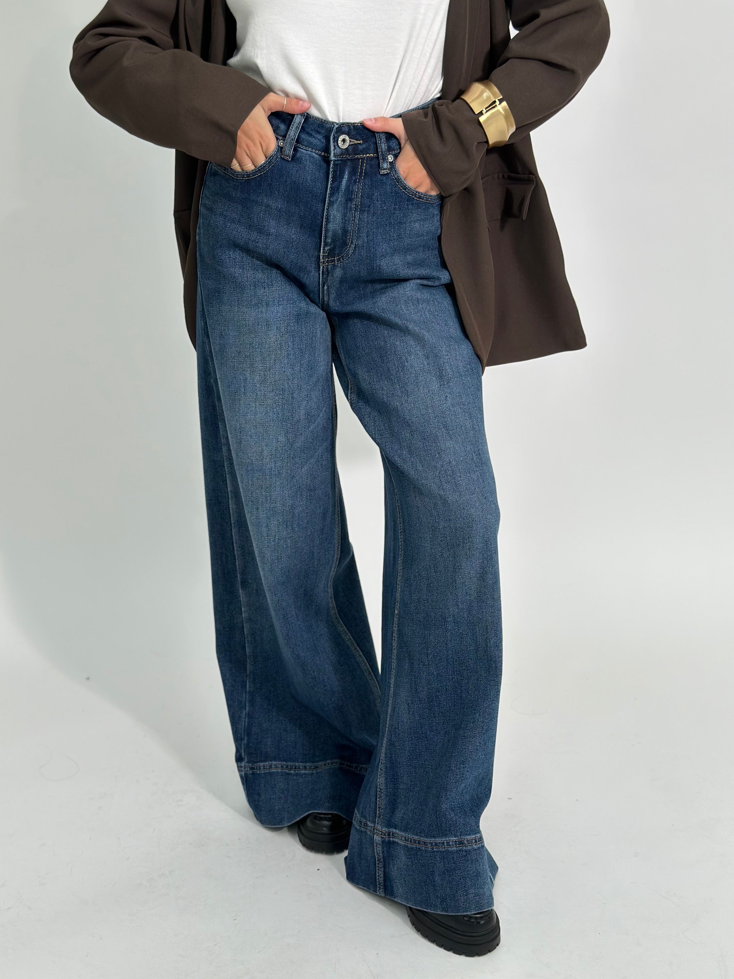 Jeans risvolto M2230