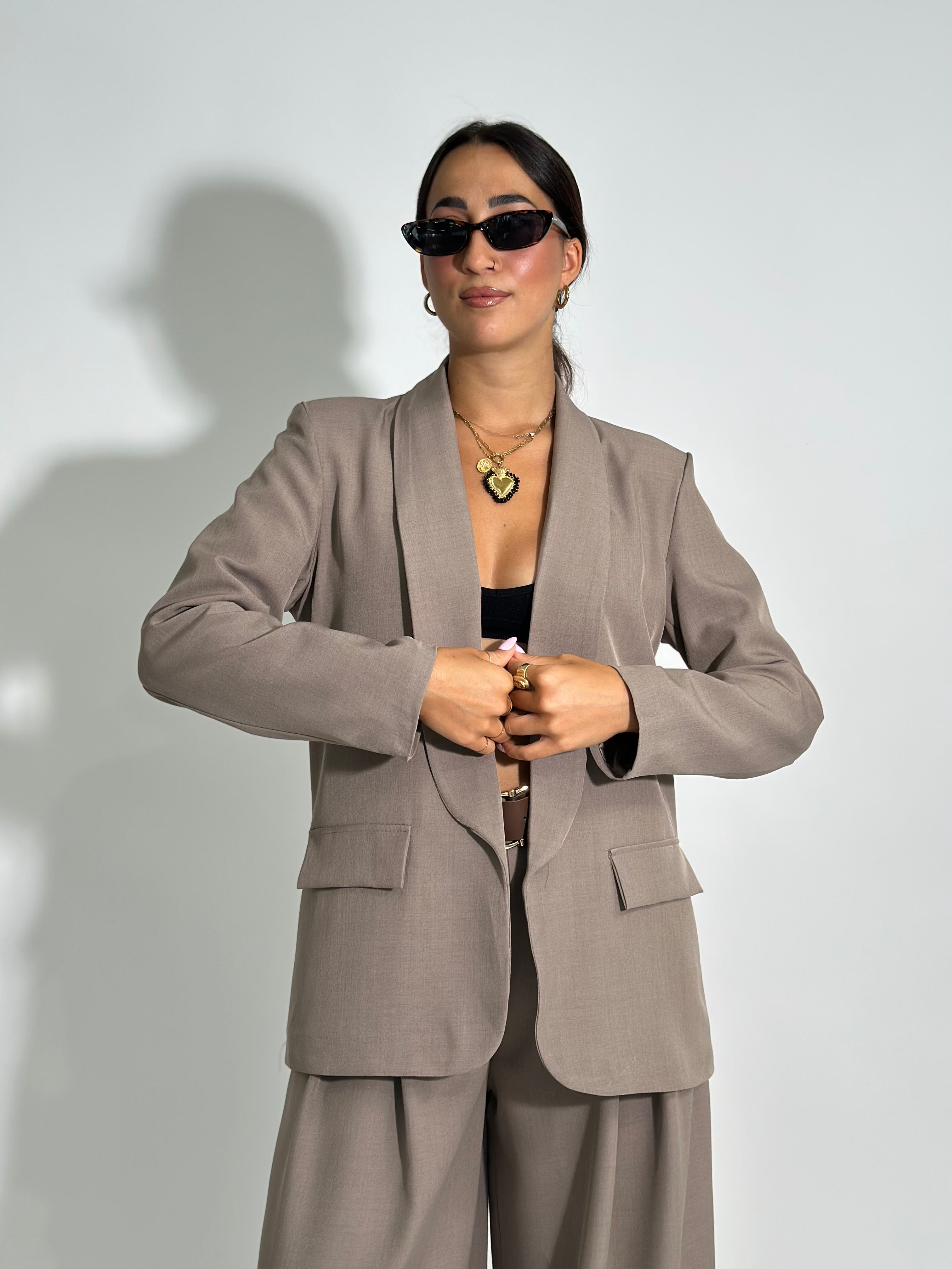 Giacca reverse 25433 TAUPE