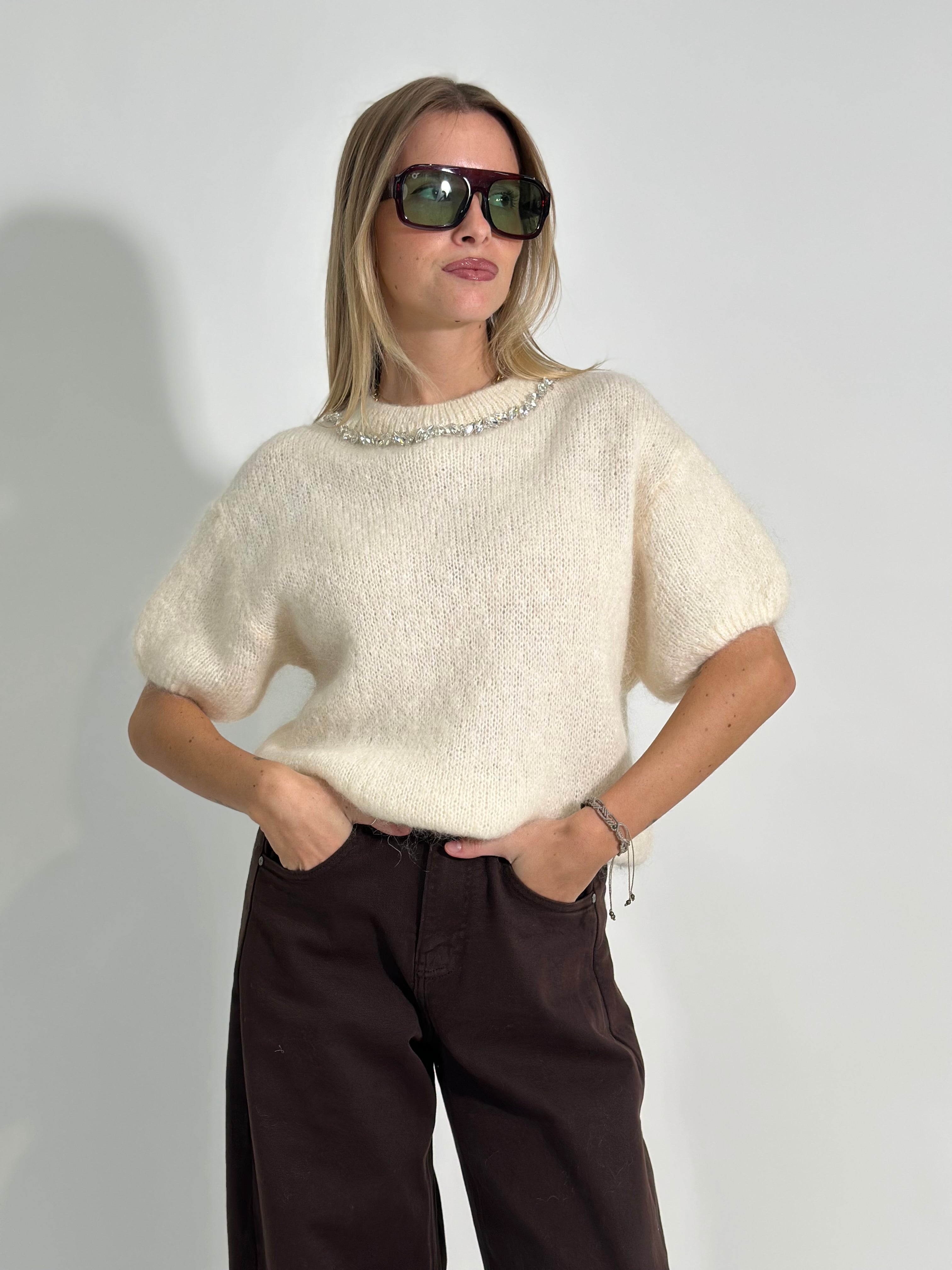 Maglia cristalli 3802