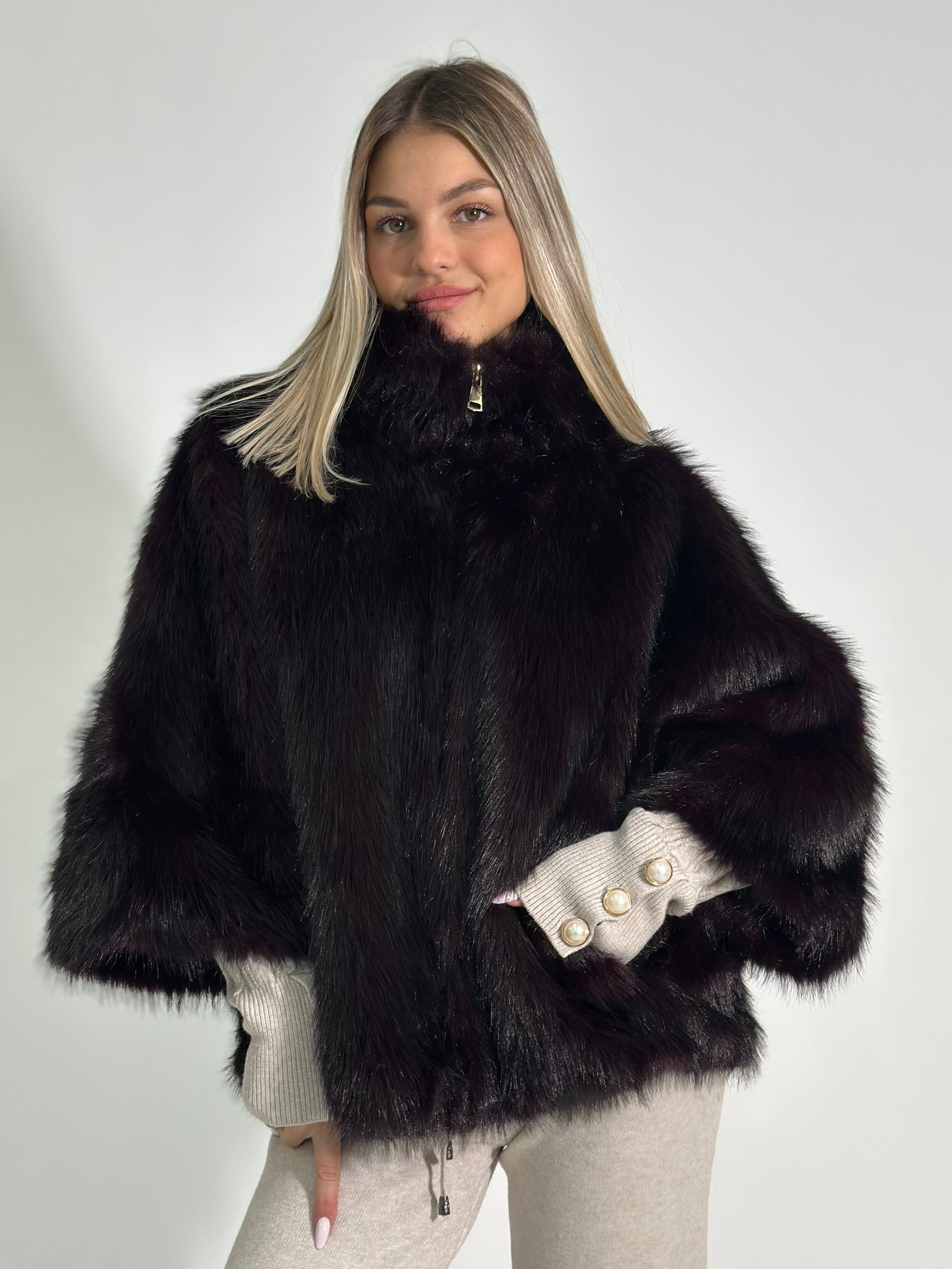 Pelliccia Y0230 BURGUNDY