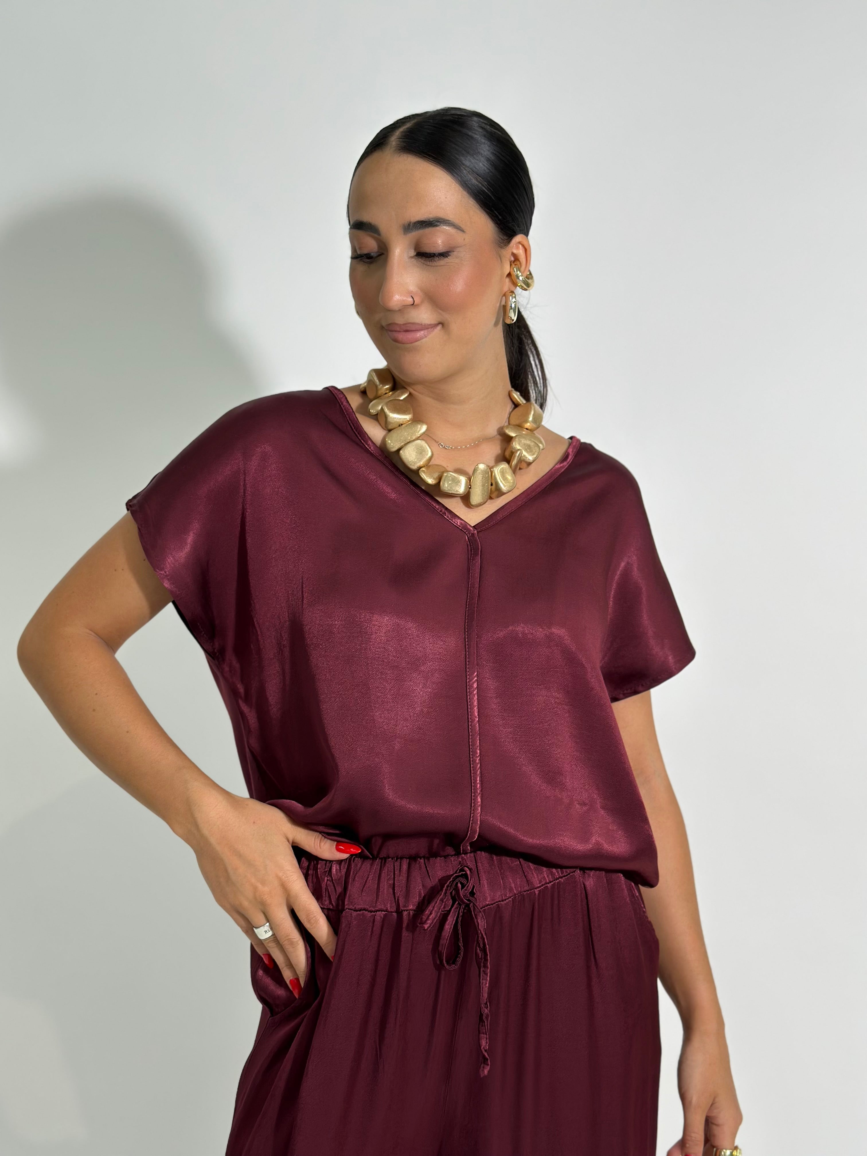 Maglia satin scatoletta 80997