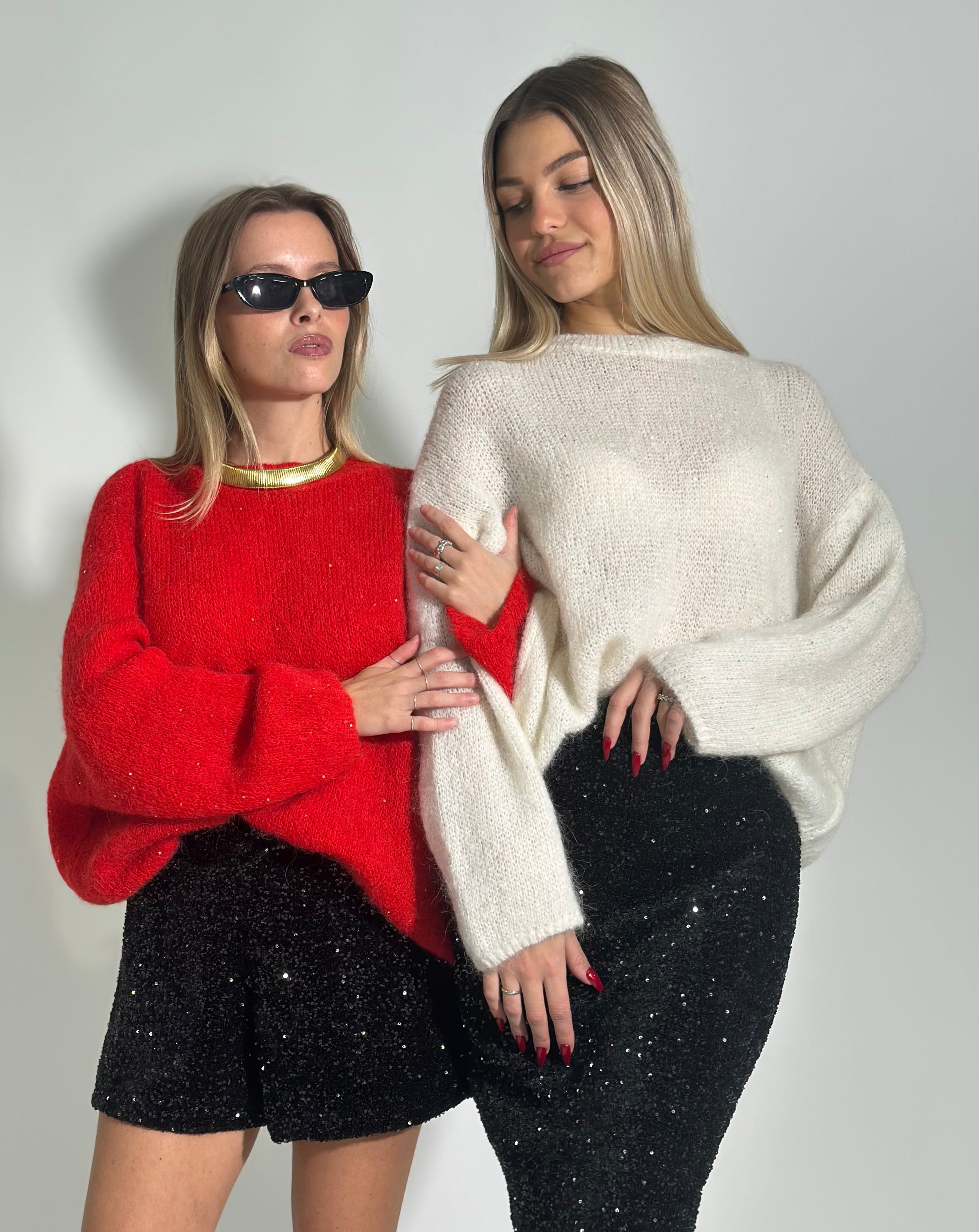 Maglia alpaca paillettes 5249