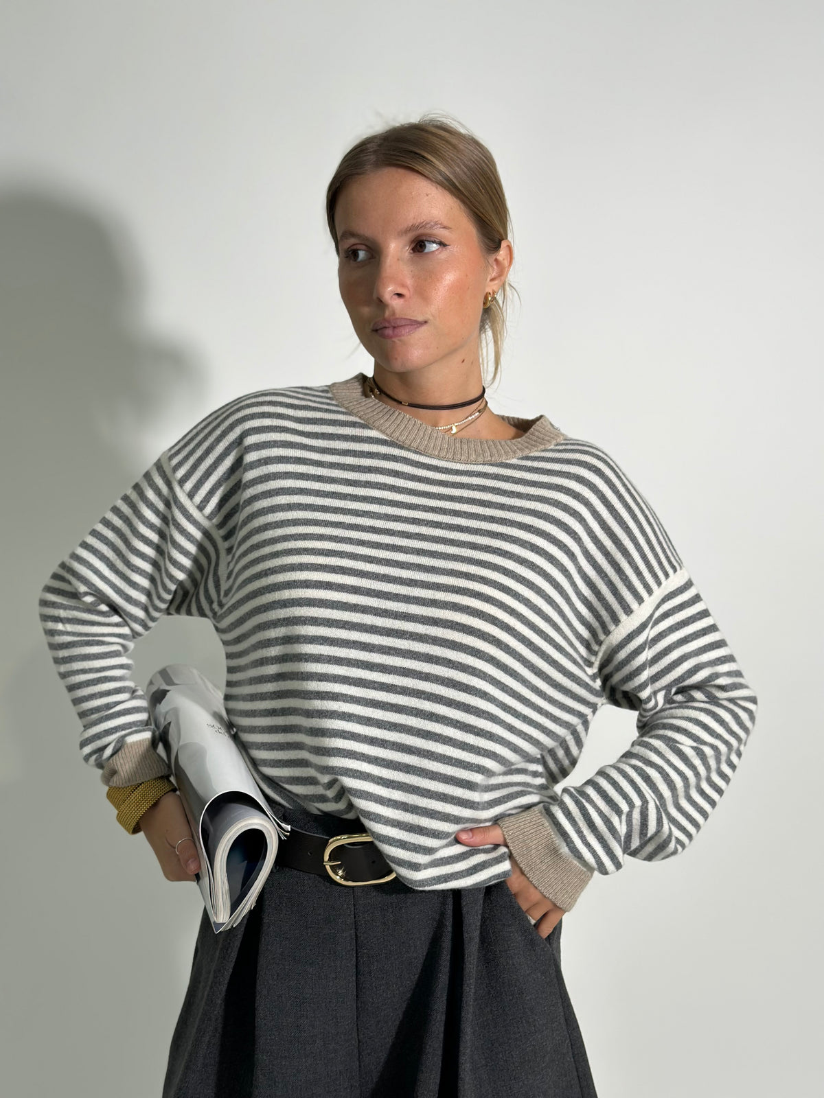 Maglia cashmere blend 6640