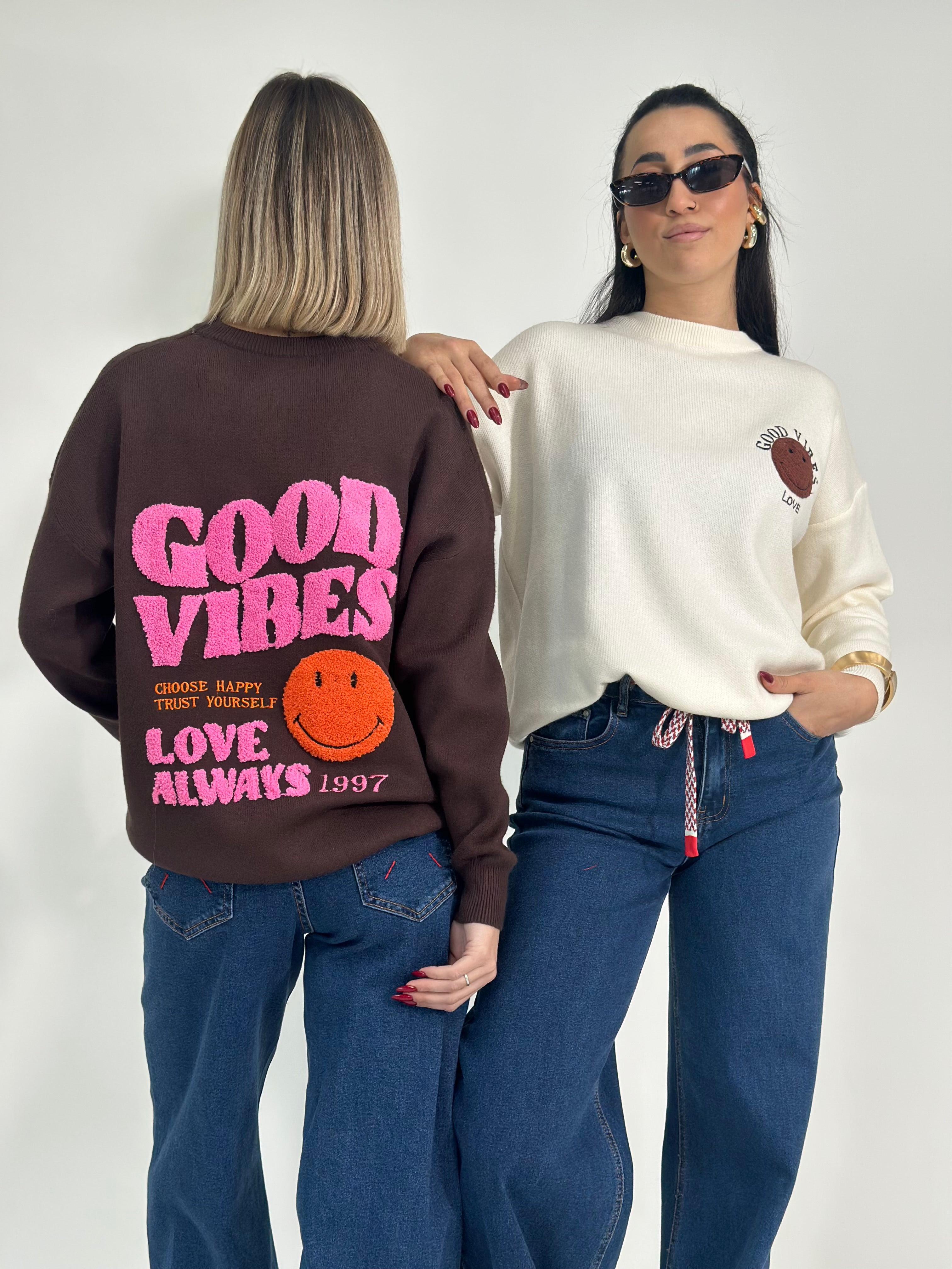 Maglia good vibes S11167