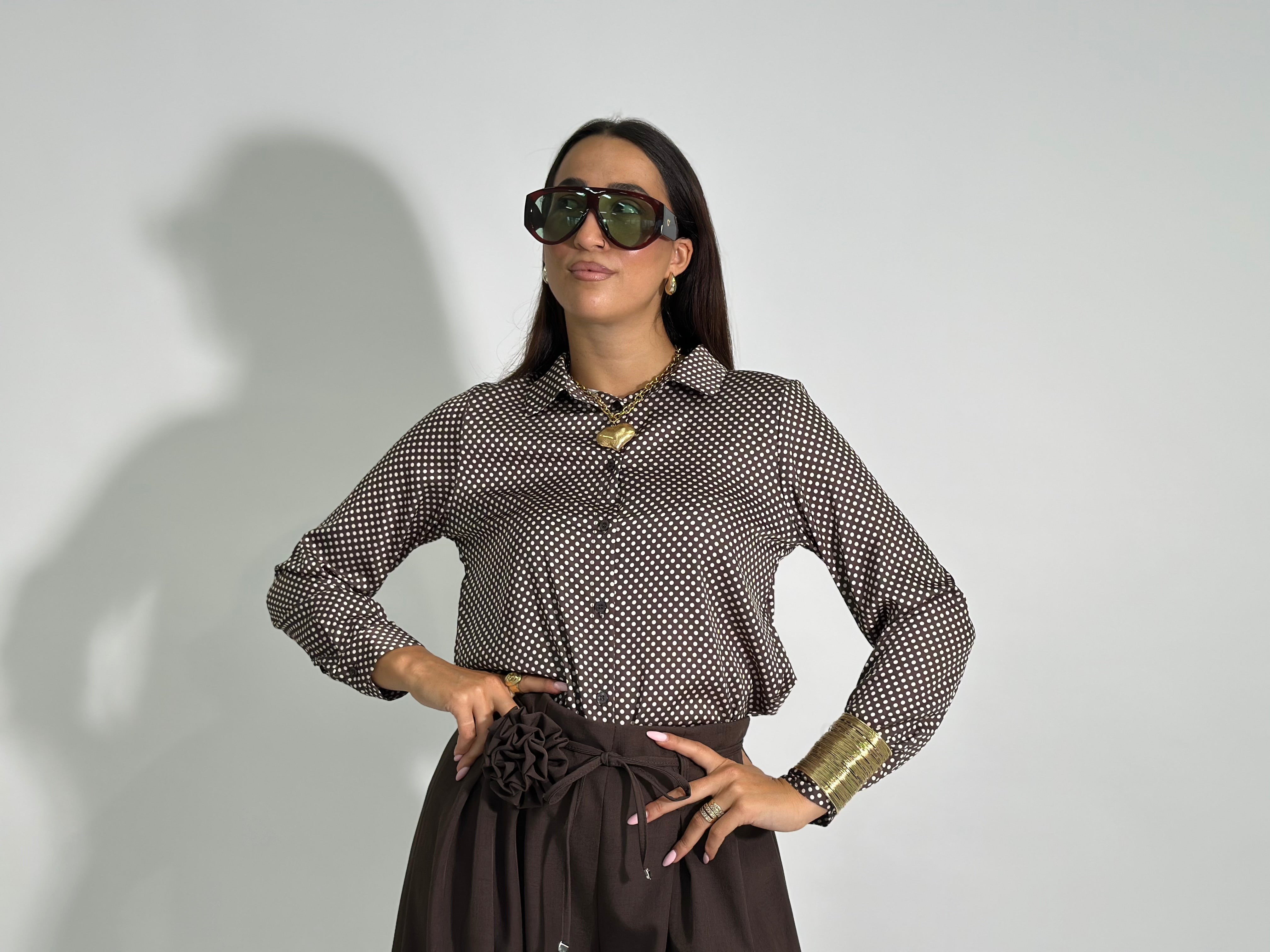 Camicia pois 24244C MORO