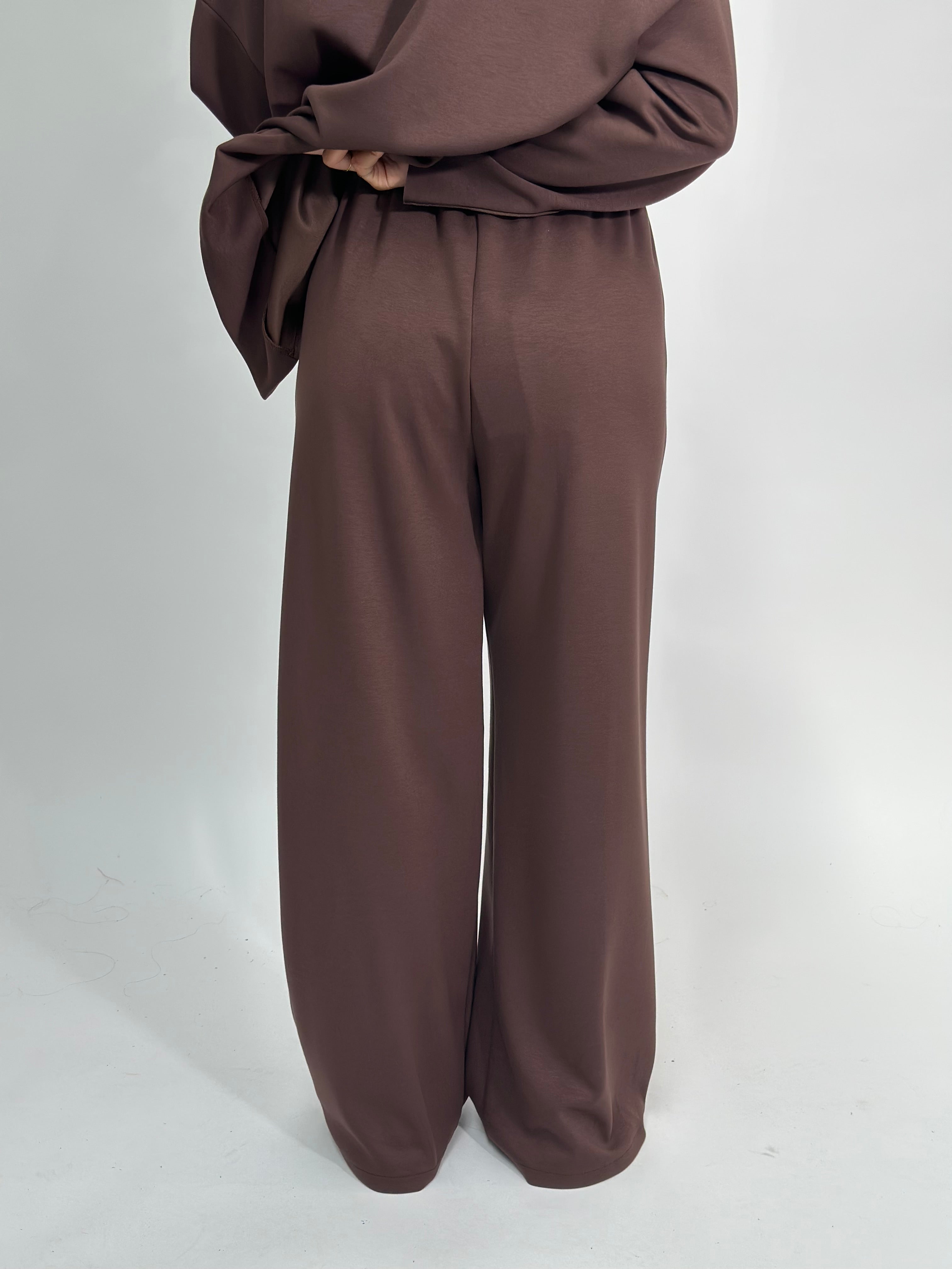 Pantalone culisse 25413 MARRONE