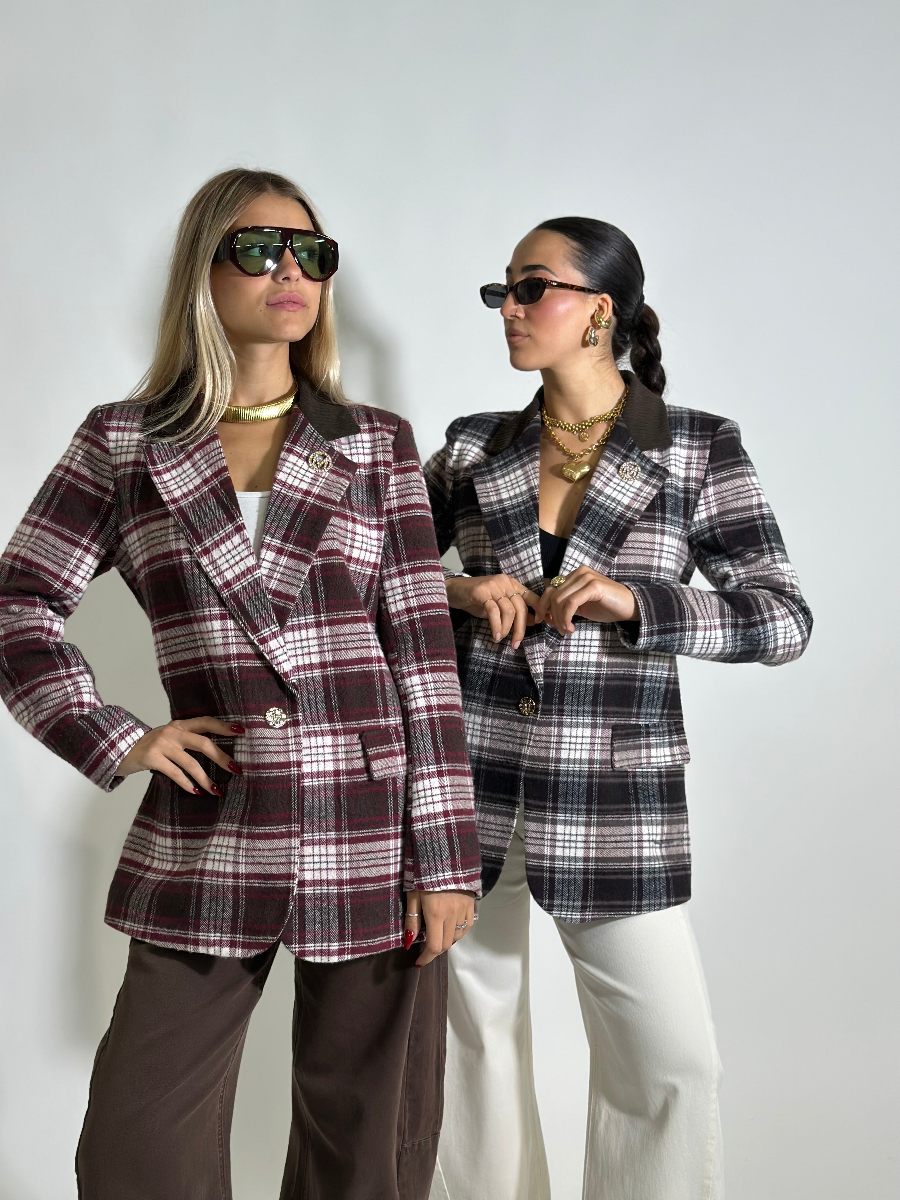 Giacca quadri 211026 MORO