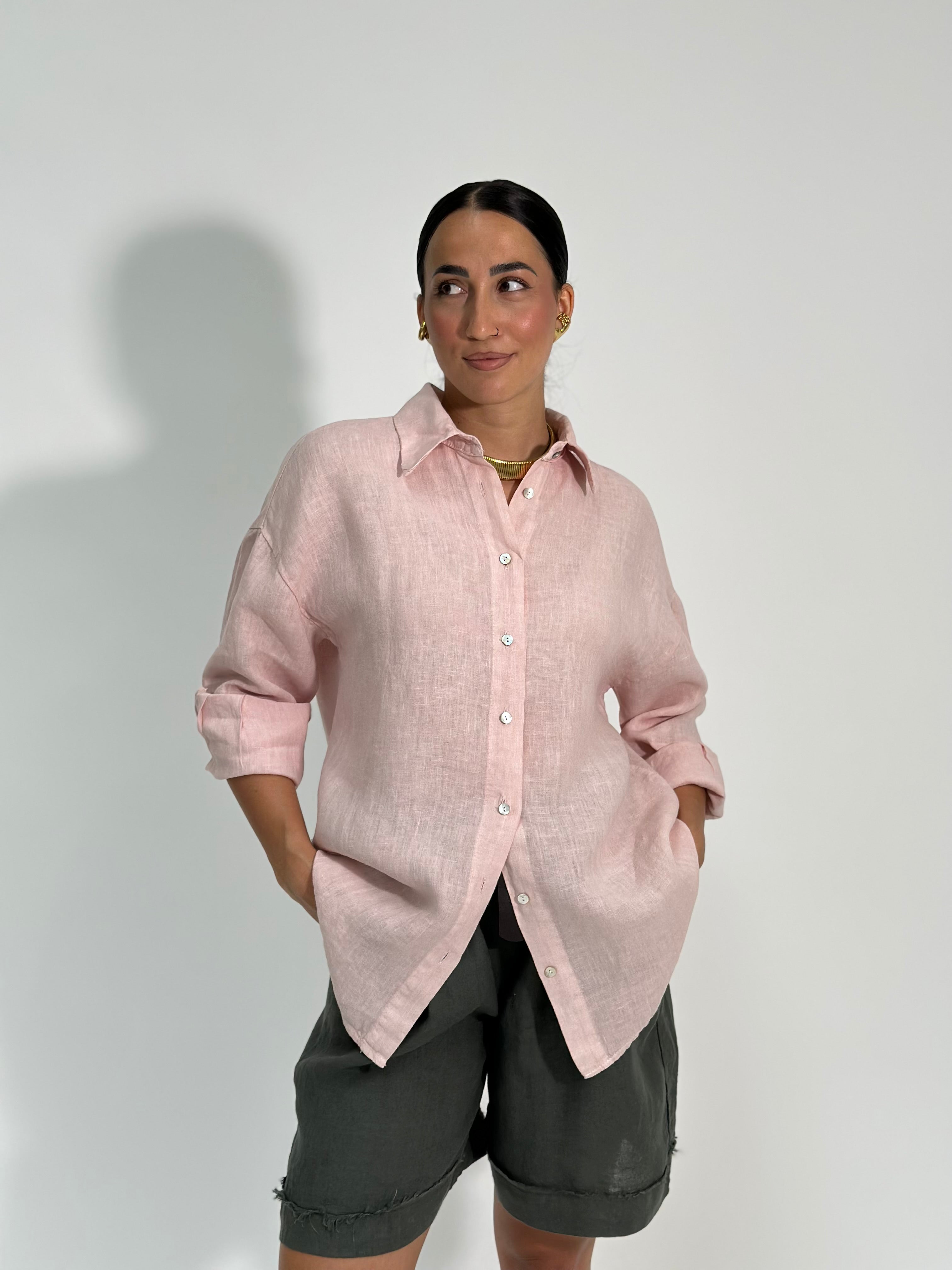 Camicia lino 10707