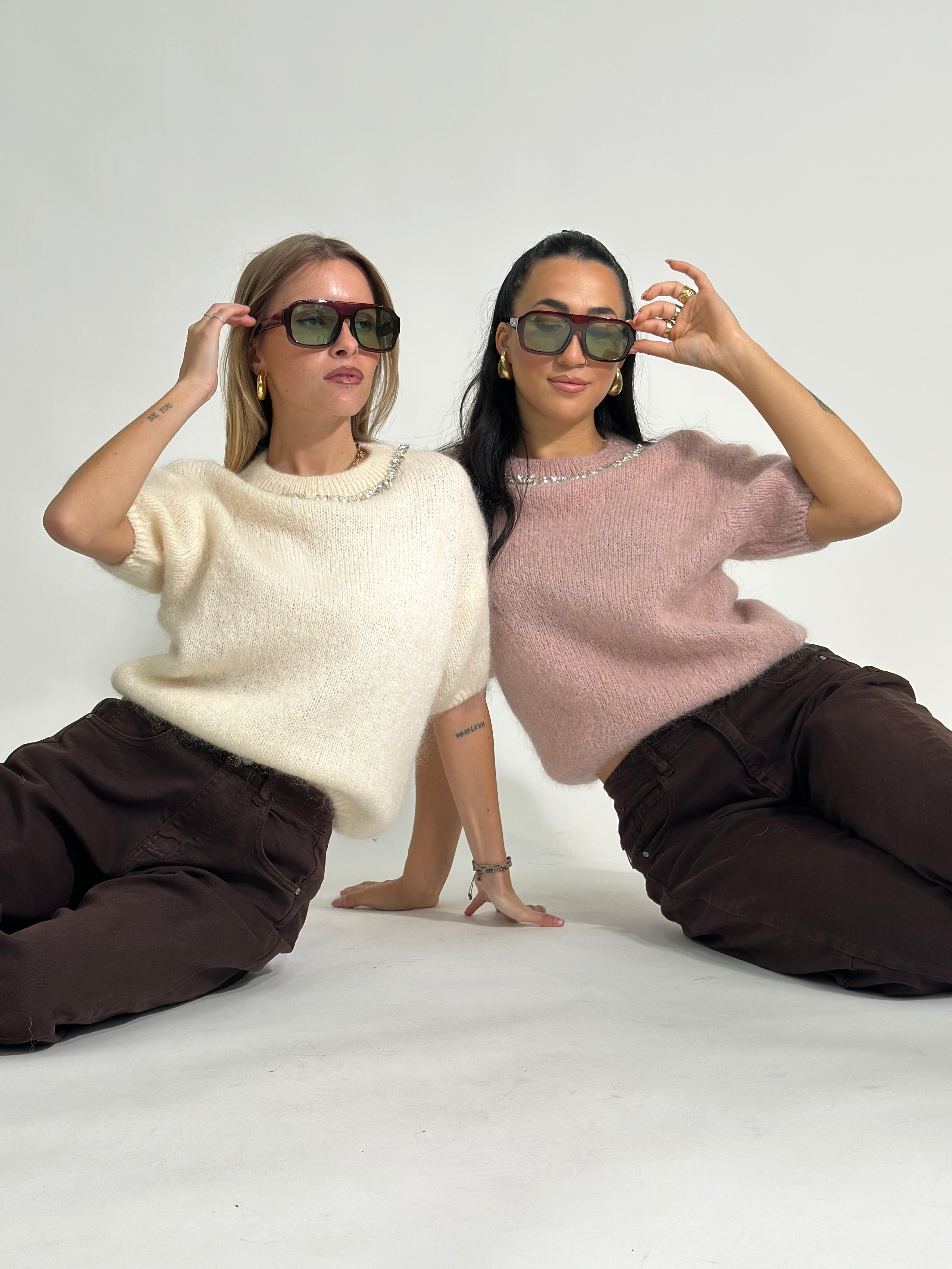 Maglia cristalli 3802