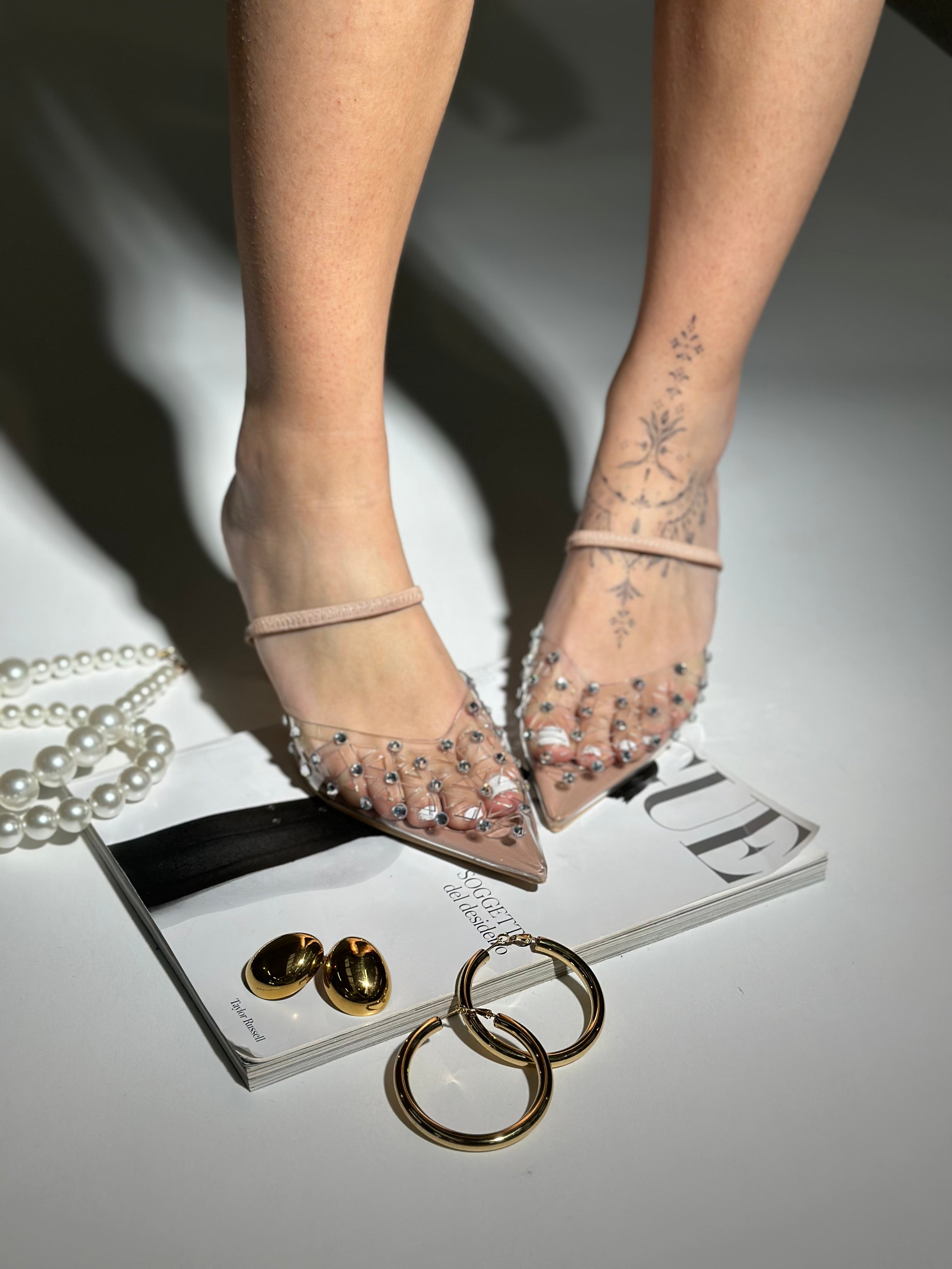 Décolleté strass A011